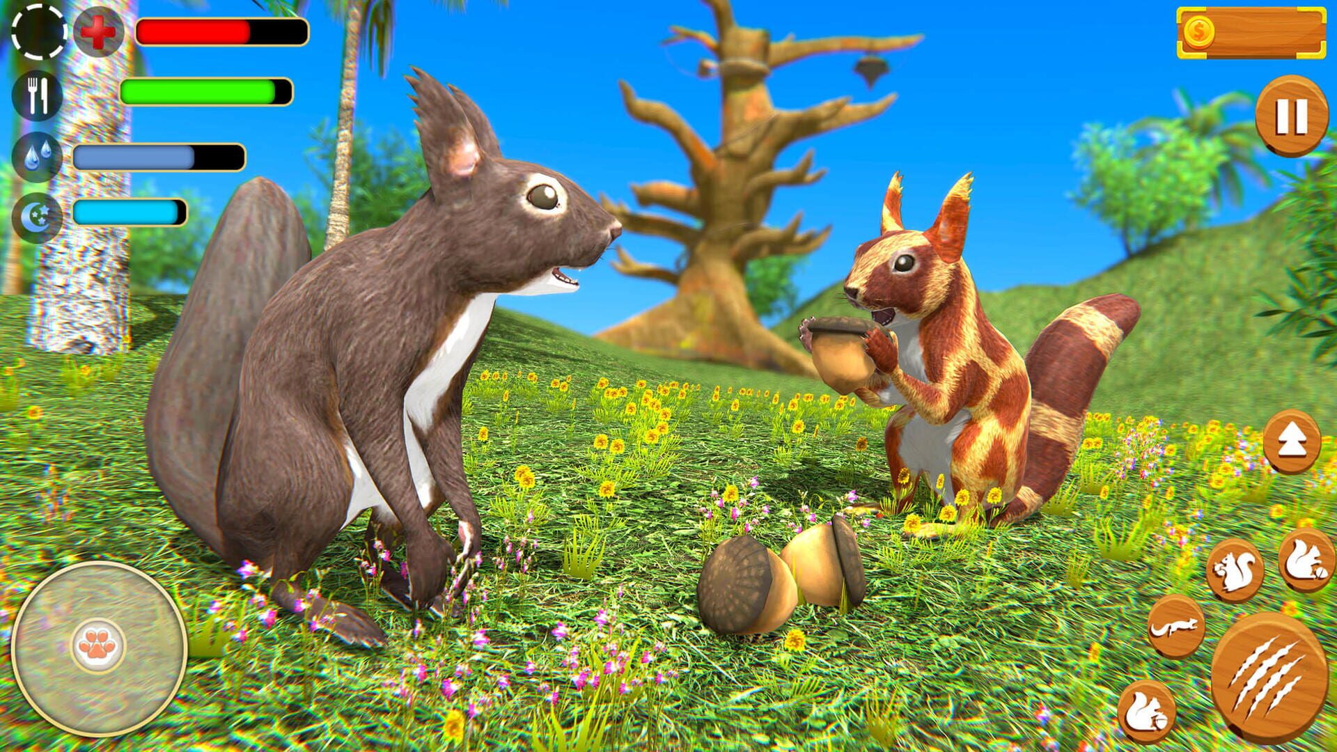 Wild Squirrel Family Sim 3D - Screenshot