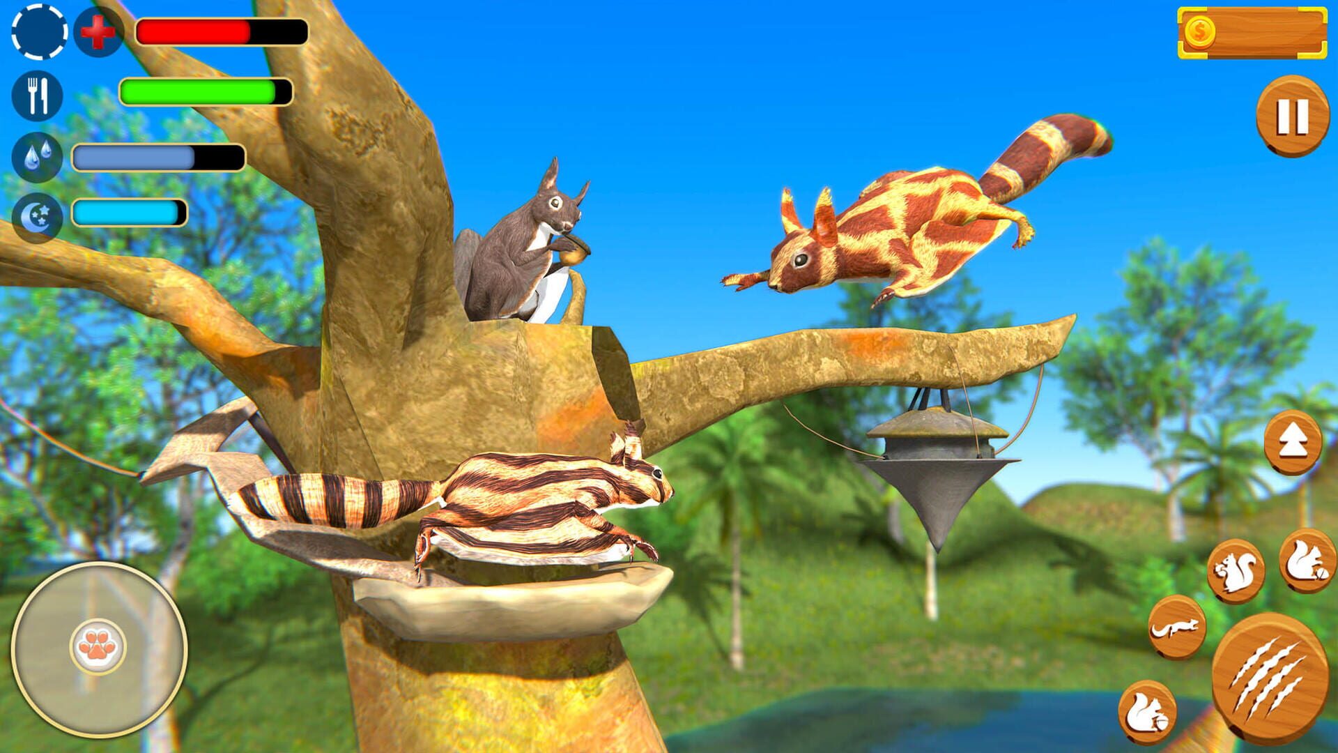 Wild Squirrel Family Sim 3D - Screenshot
