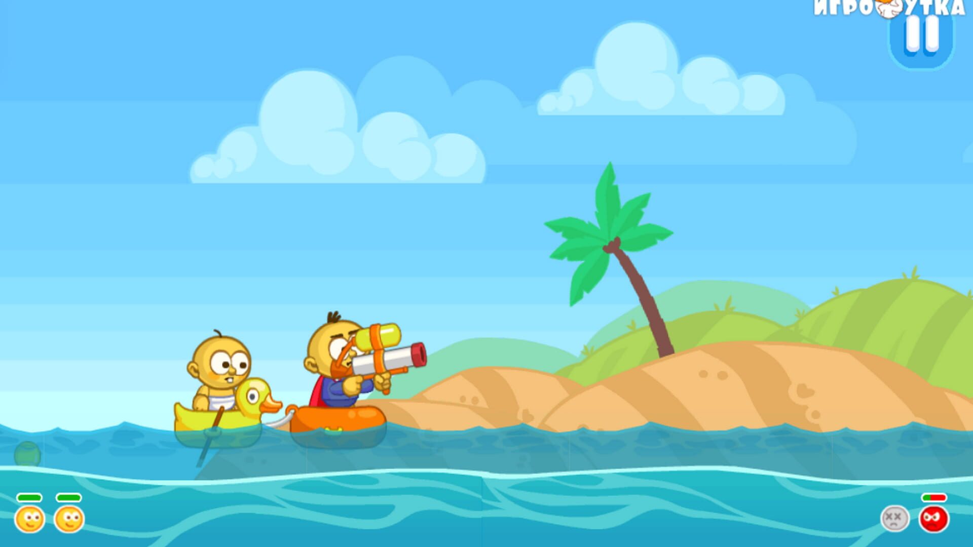 Raft Wars: Against Pirates - Screenshot