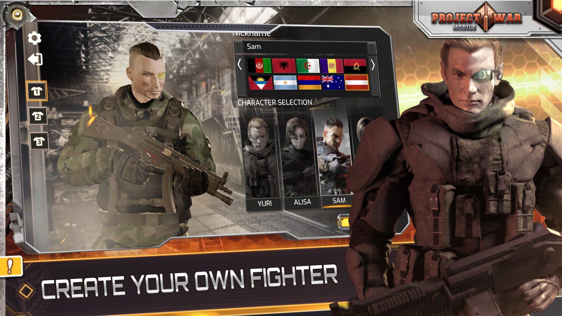 Project War Mobile - Screenshot