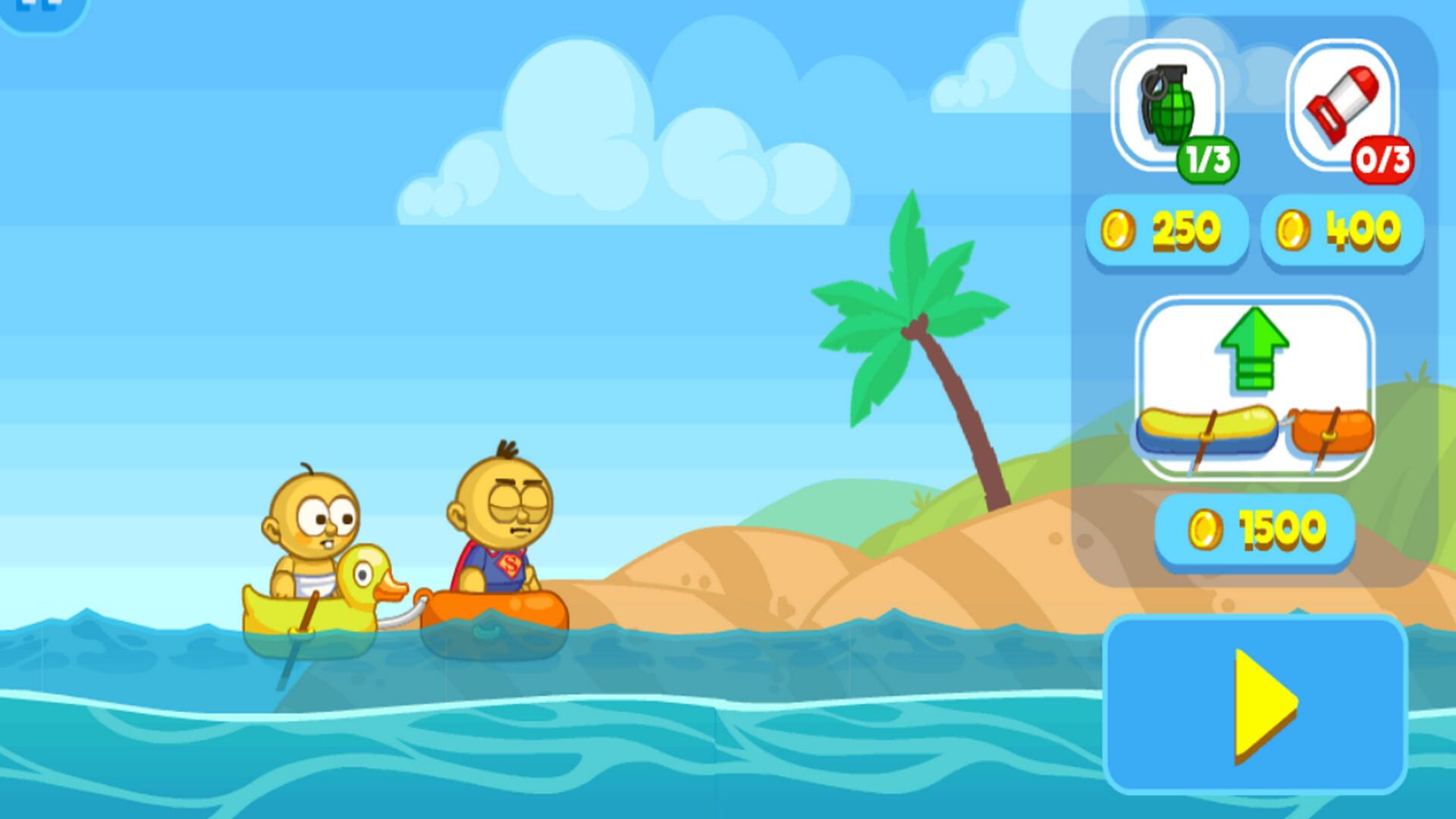 Raft Wars: Against Pirates - Screenshot