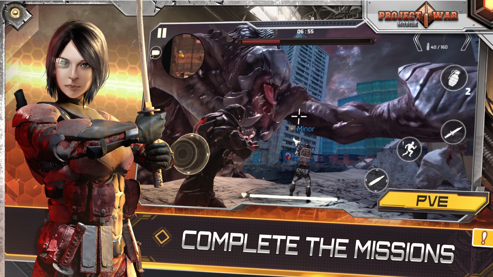 Project War Mobile - Screenshot