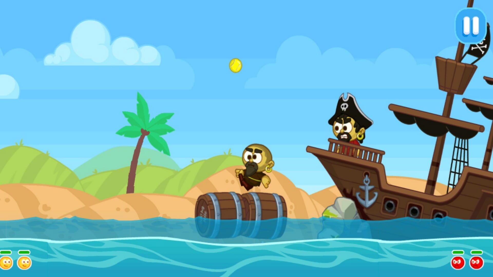 Raft Wars: Against Pirates - Screenshot