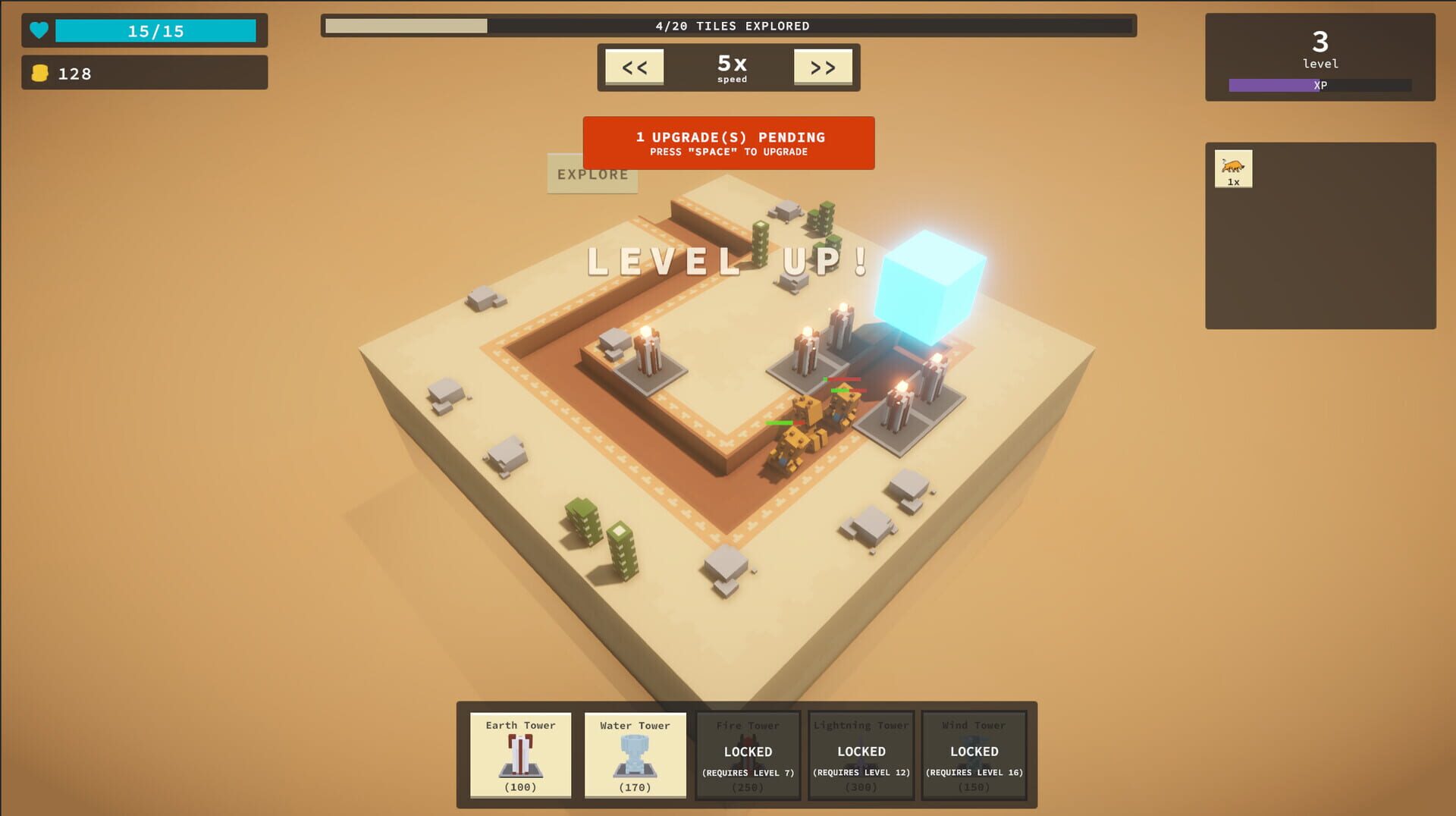 Rogue Cube Defense - Screenshot