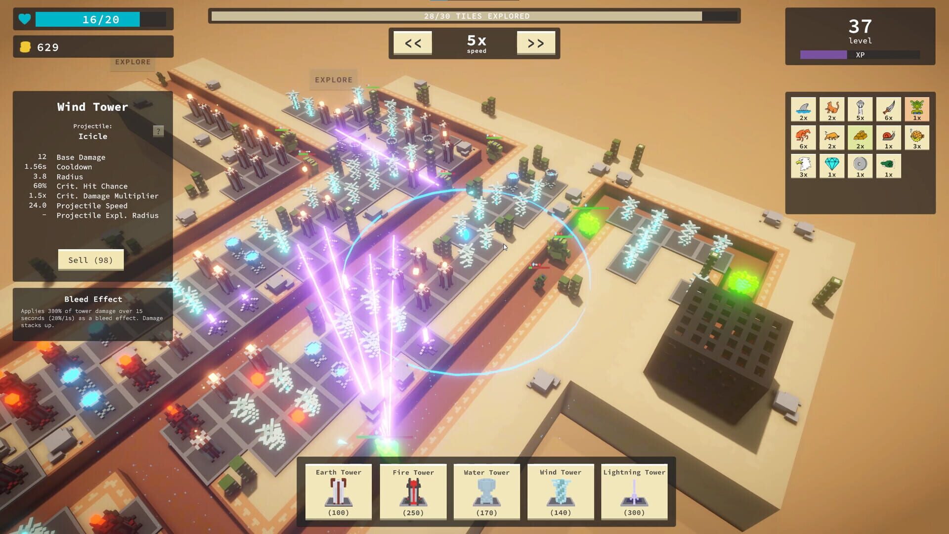 Rogue Cube Defense - Screenshot