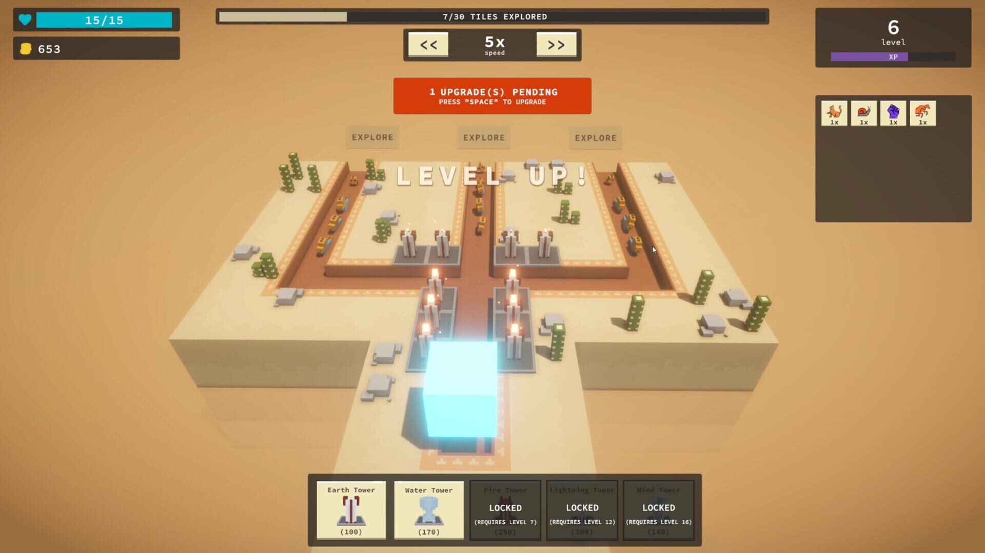 Rogue Cube Defense - Screenshot