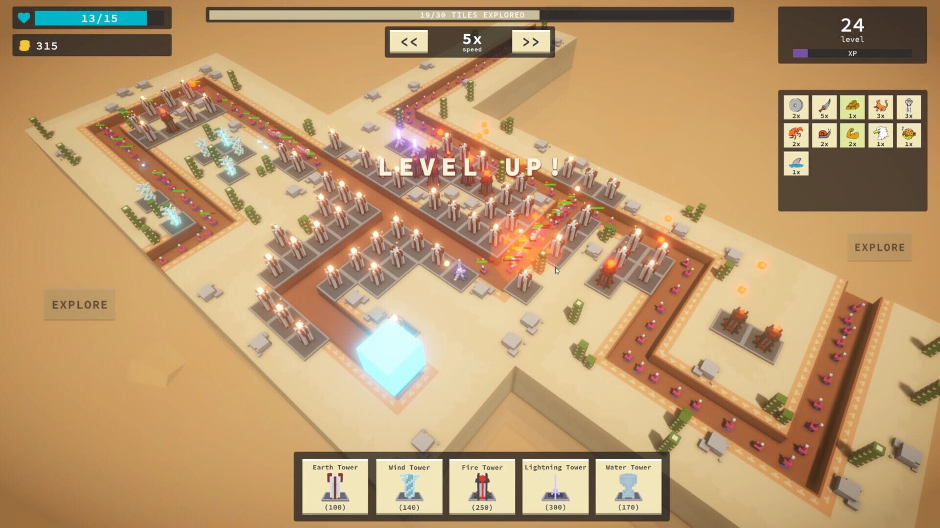 Rogue Cube Defense - Screenshot