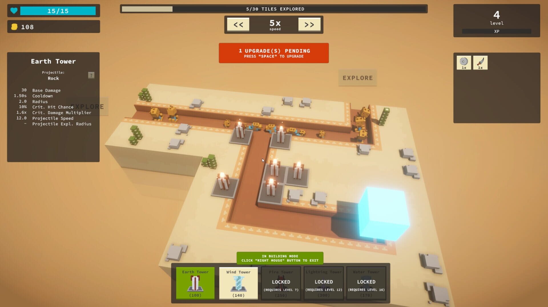 Rogue Cube Defense - Screenshot