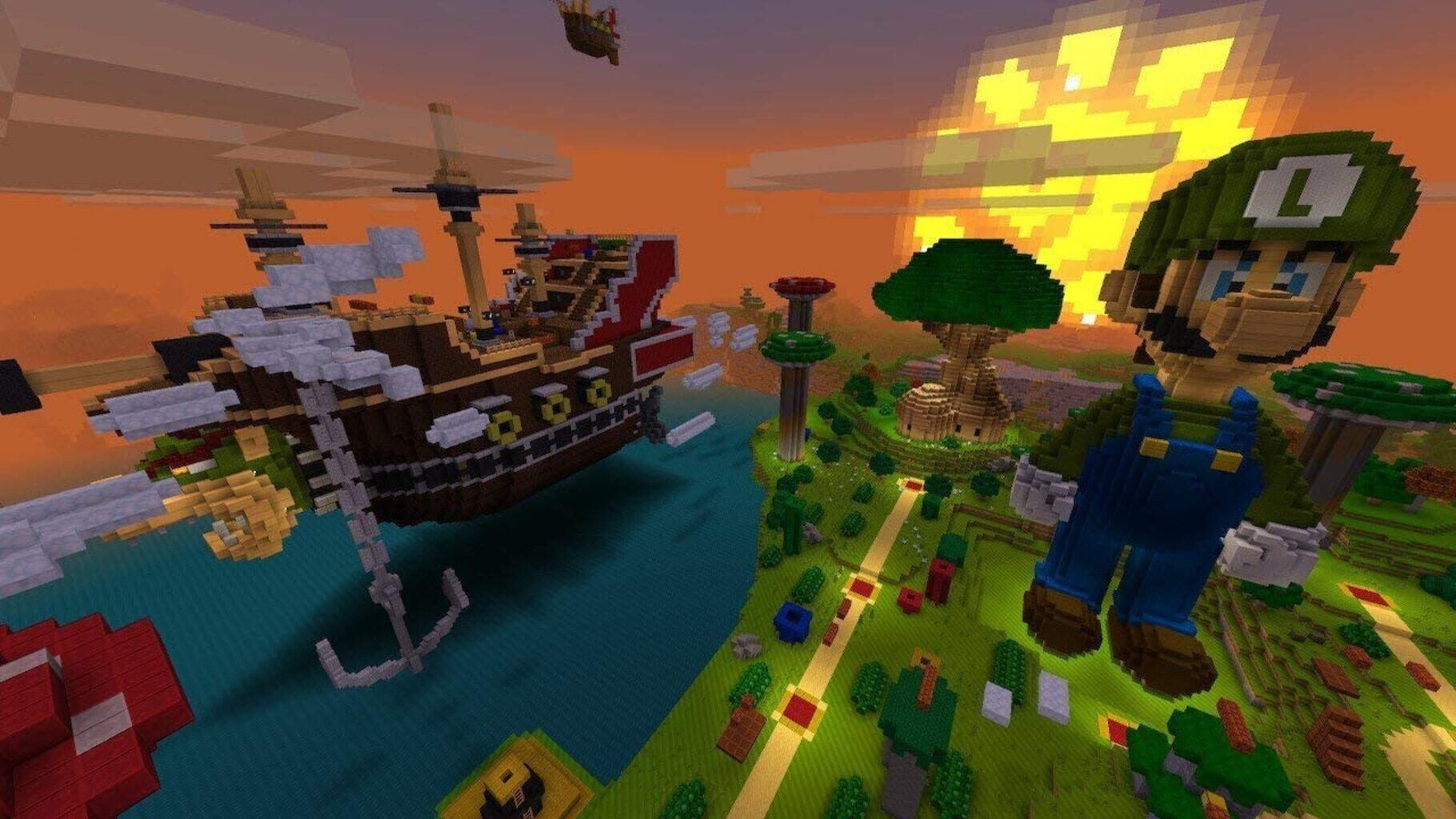 Minecraft: Super Mario Mash-up screenshot