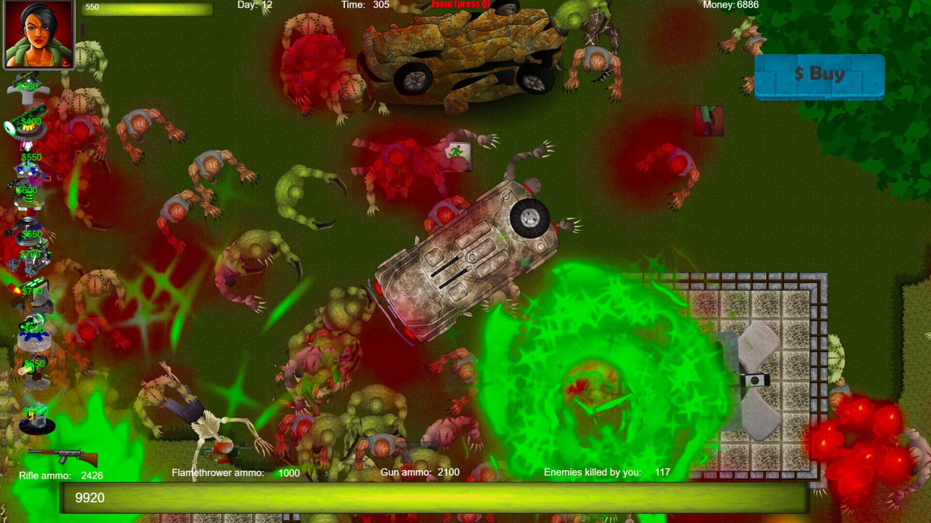 Zombie Apocalypse: The Last Fortress - Screenshot
