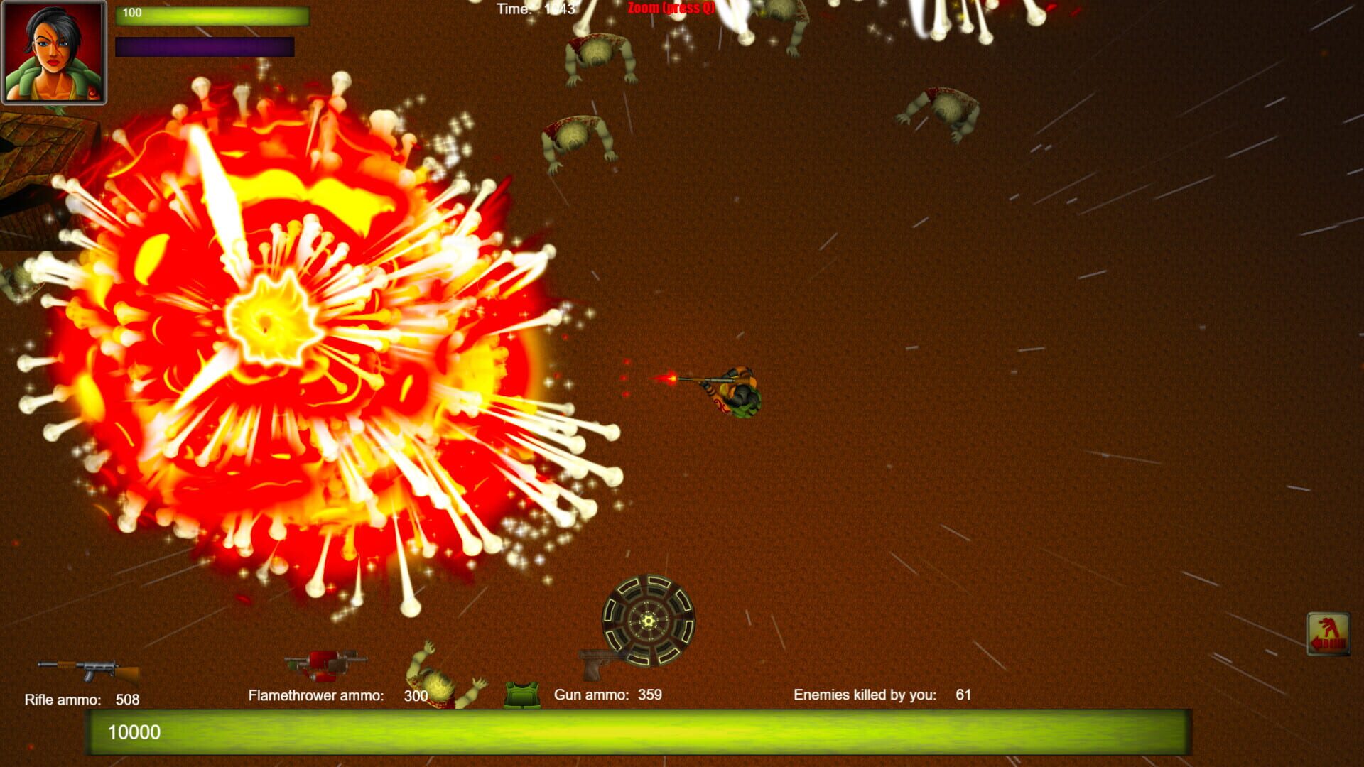 Zombie Apocalypse: The Last Fortress - Screenshot