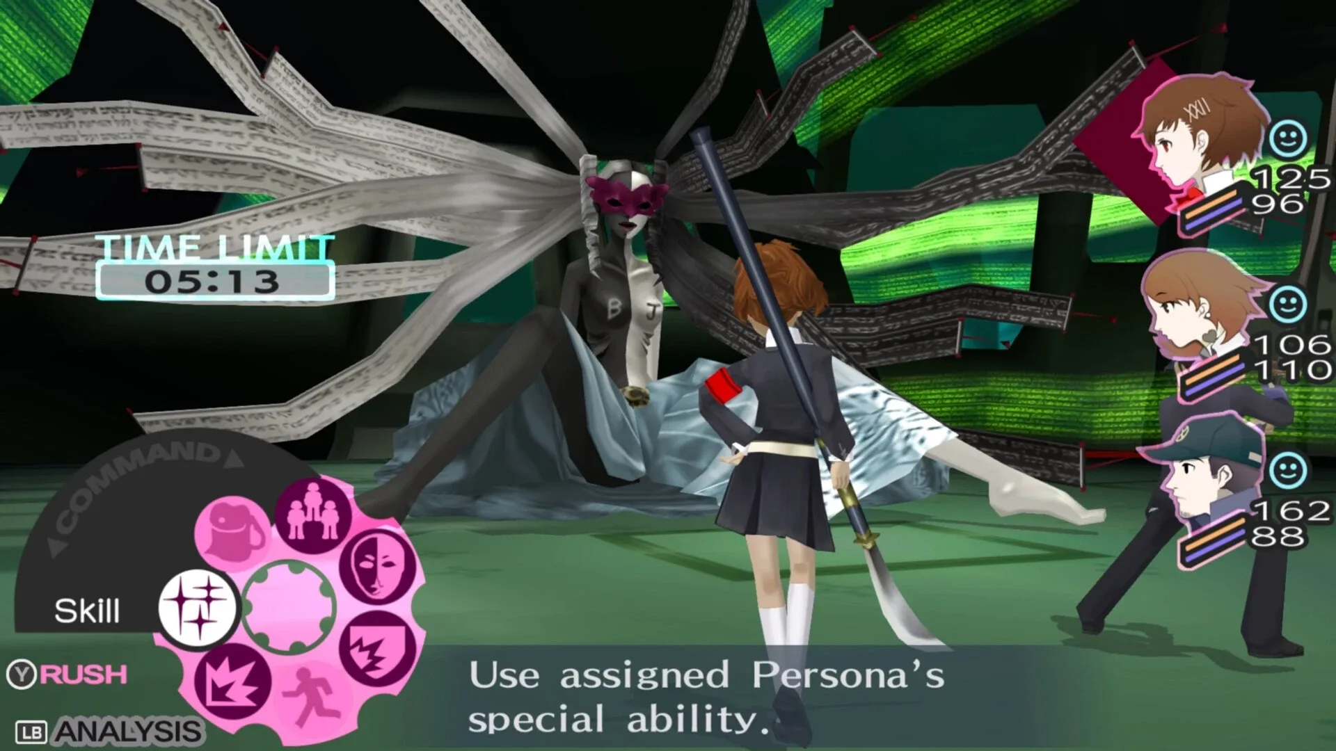 Captura de pantalla - Persona 3 Portable
