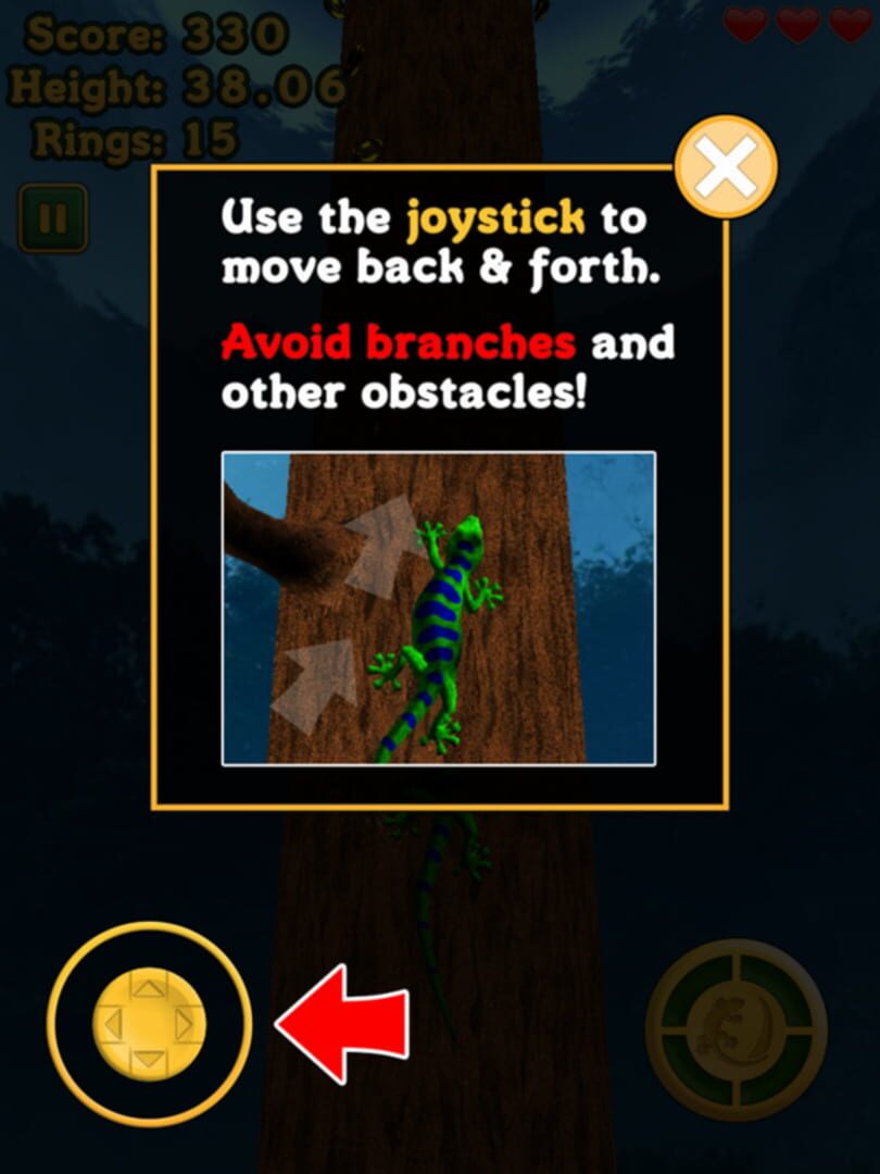 Crazy Lizard: The Amazing Journey - Screenshot