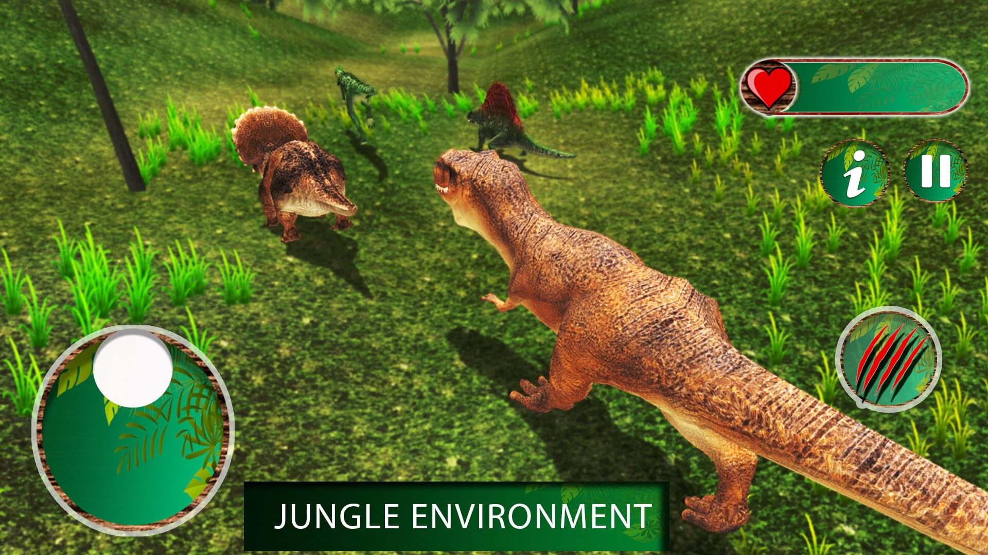 Dino Battle: Jungle Adventure - Screenshot