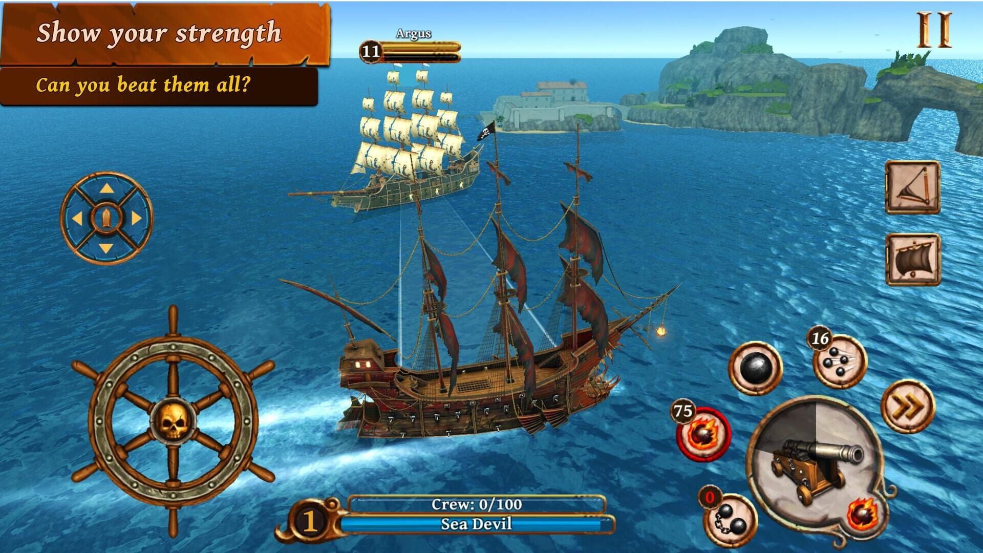 Ships of Battle Age of Pirates - Screenshot