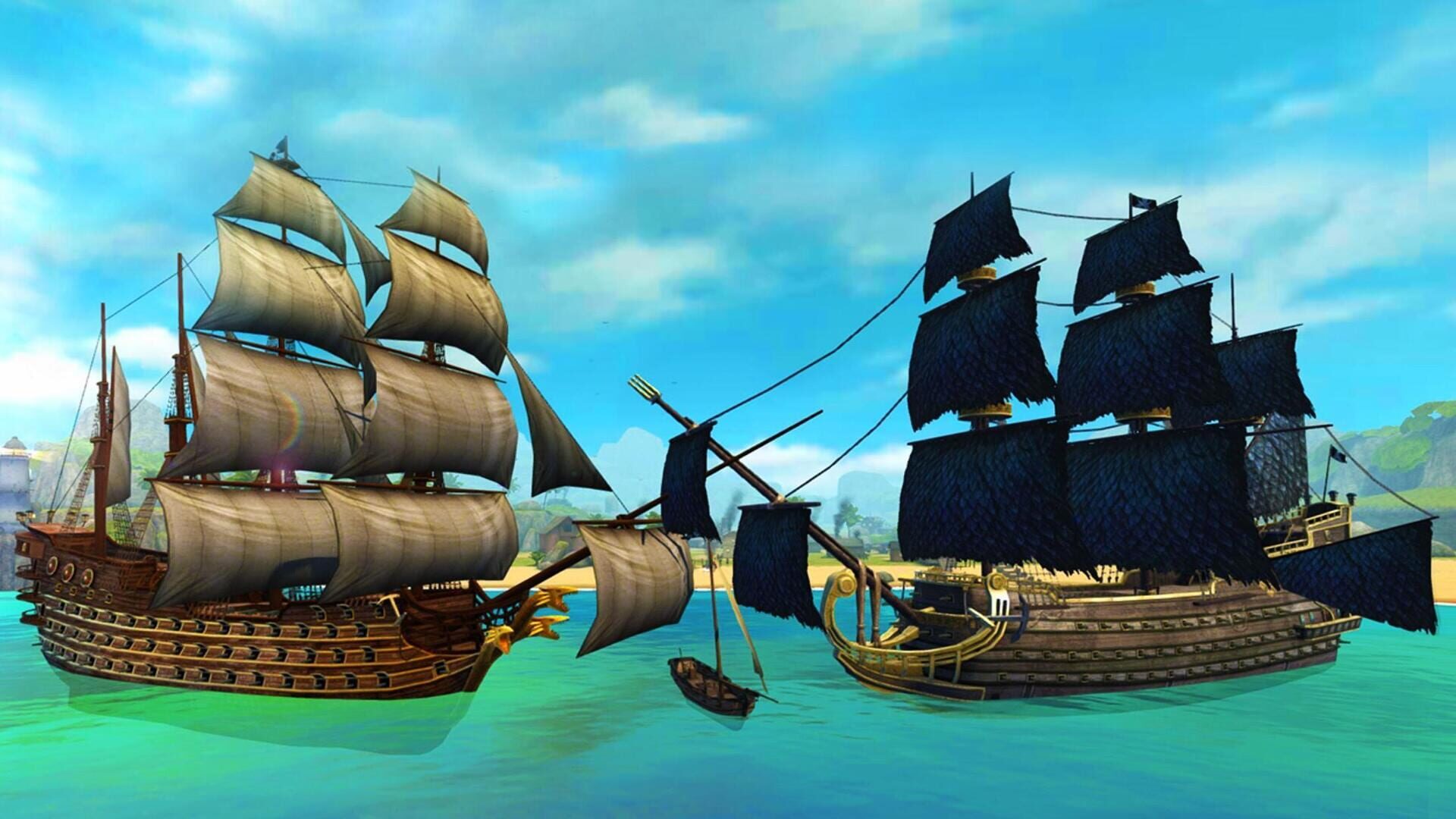 Ships of Battle Age of Pirates - Screenshot