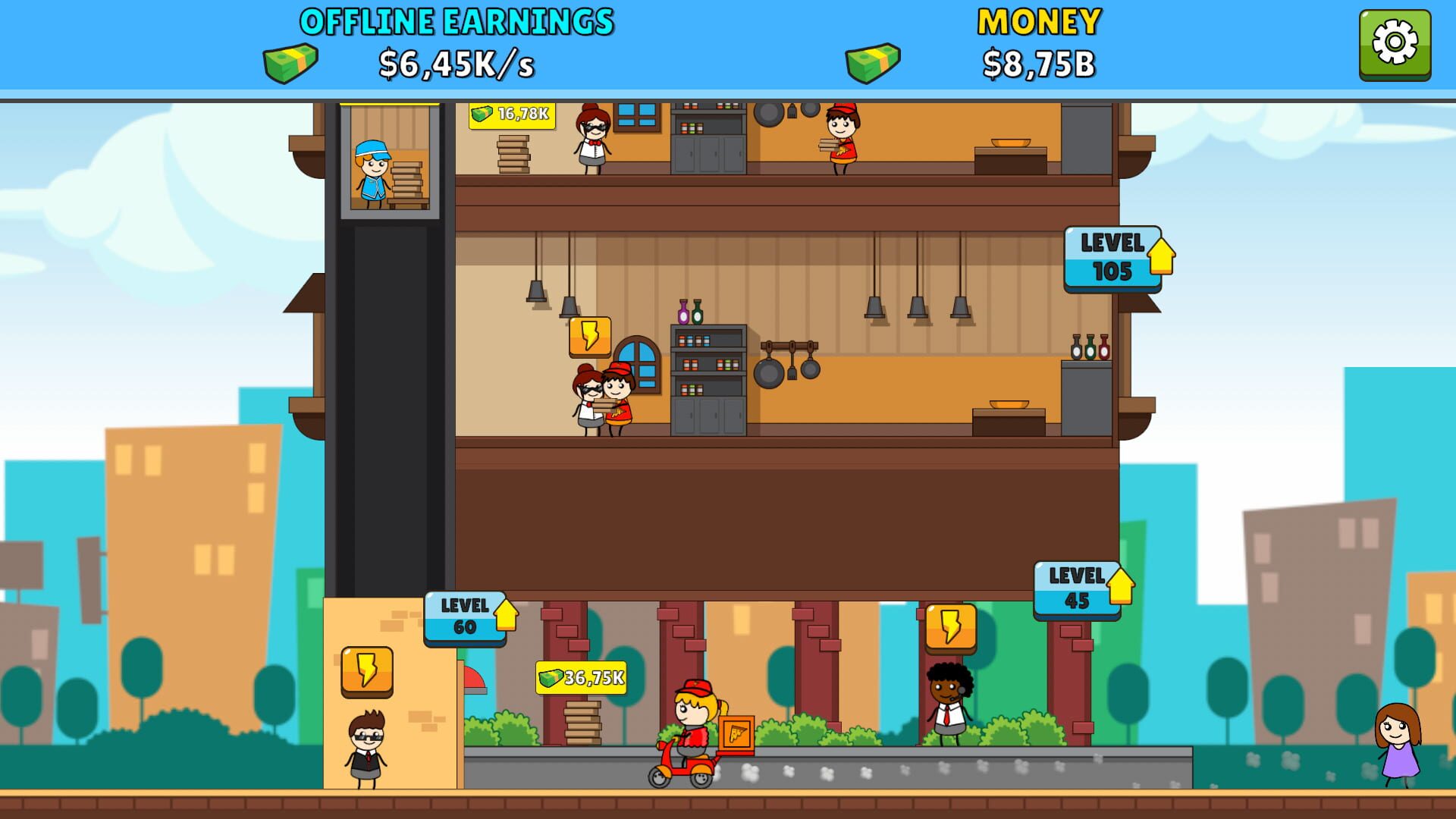 Idle Pizza Empire - Screenshot
