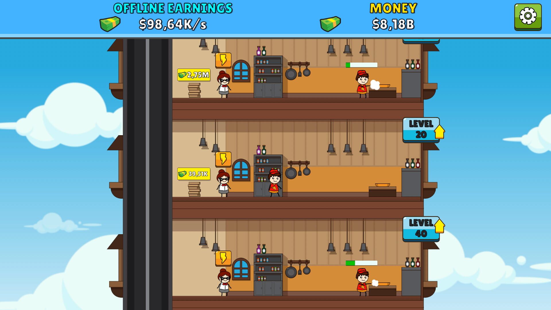 Idle Pizza Empire - Screenshot