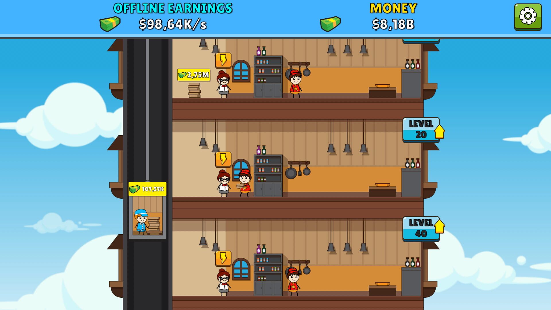 Idle Pizza Empire - Screenshot