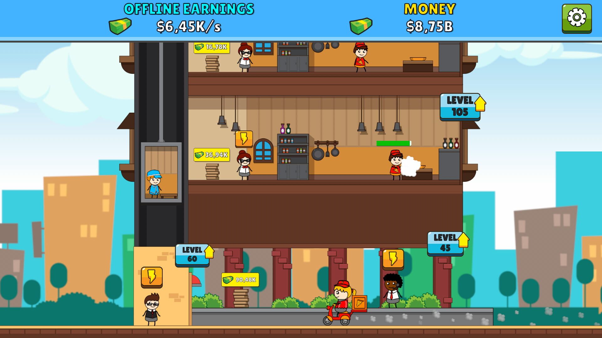 Idle Pizza Empire - Screenshot