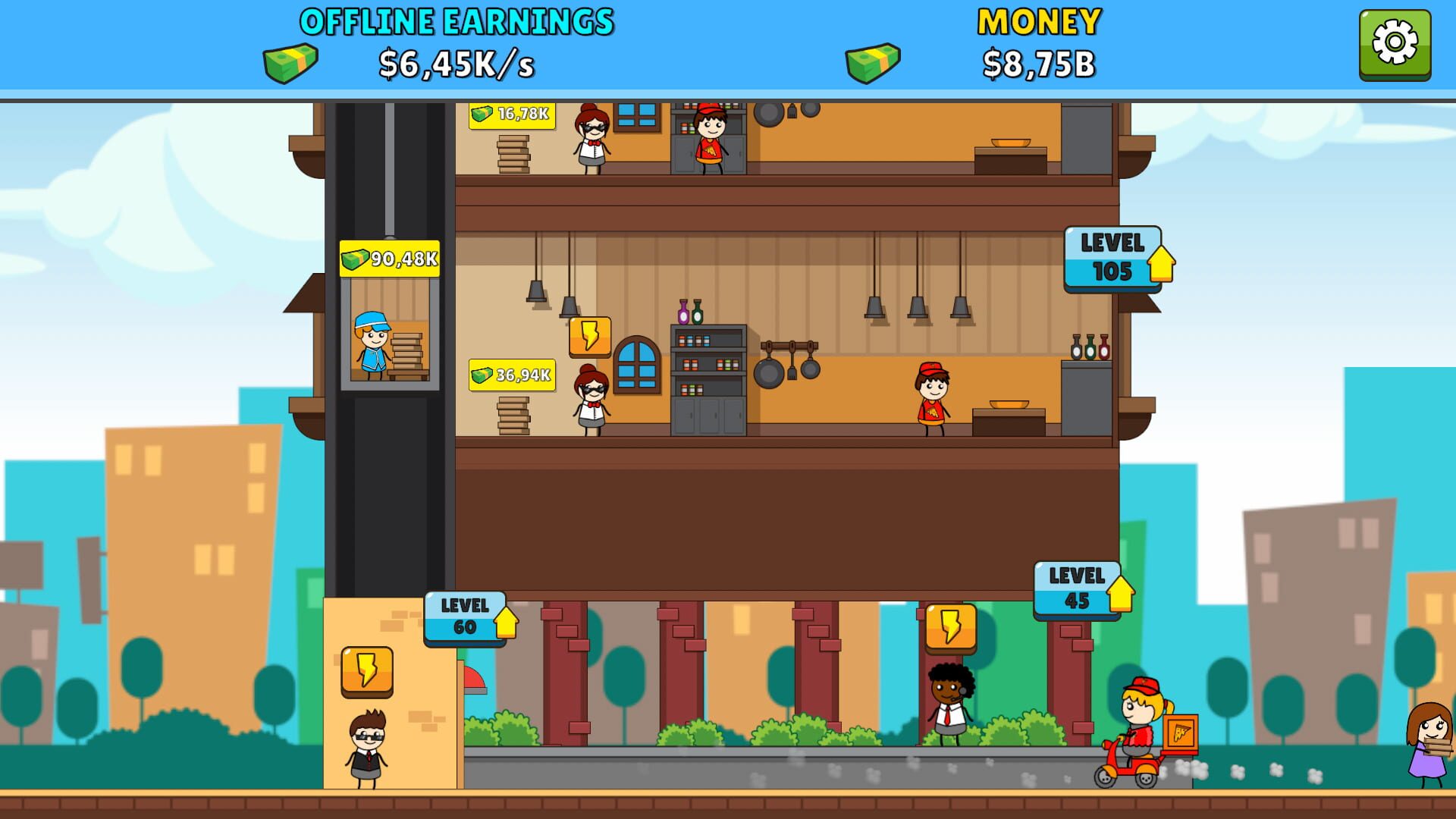 Idle Pizza Empire - Screenshot