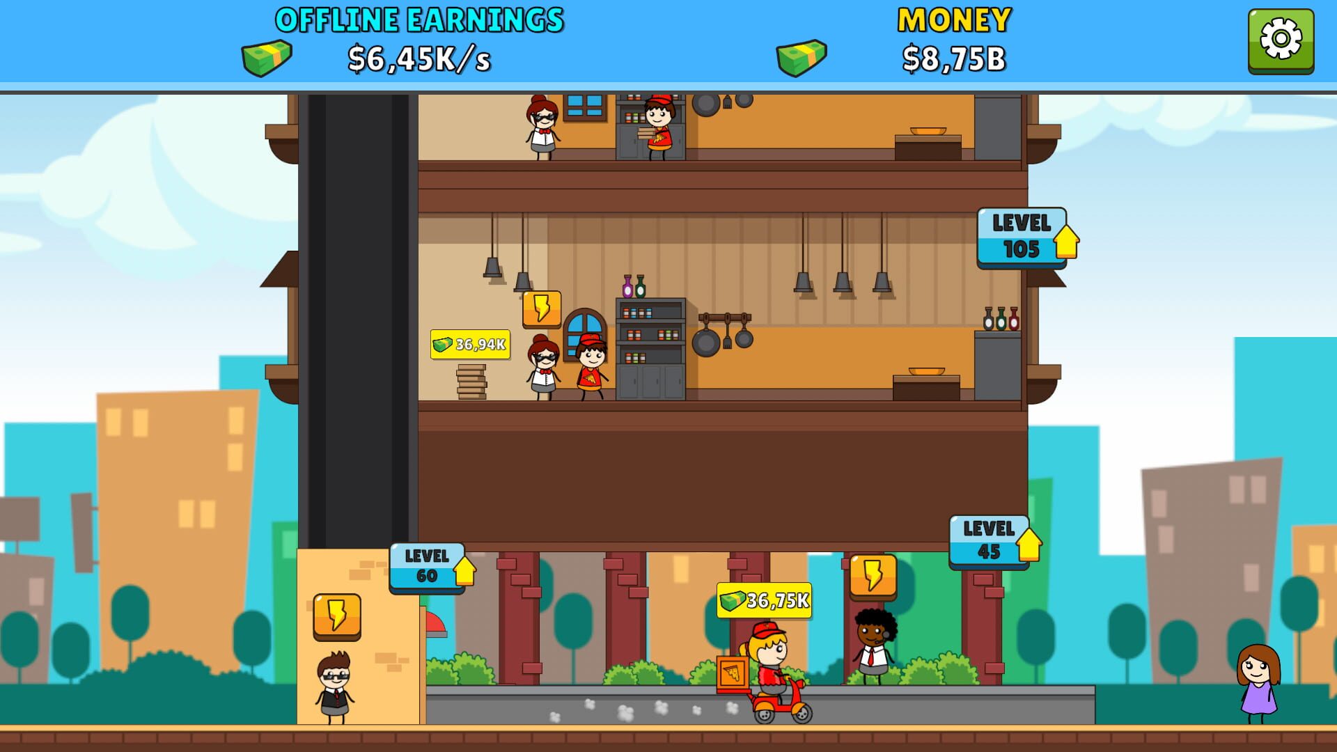 Idle Pizza Empire - Screenshot