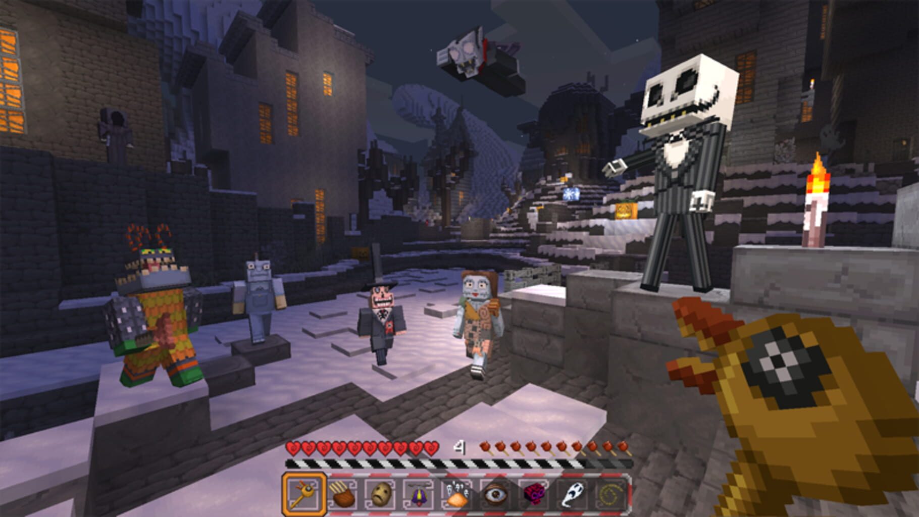 Captura de pantalla - Minecraft: The Nightmare Before Christmas Mash-up