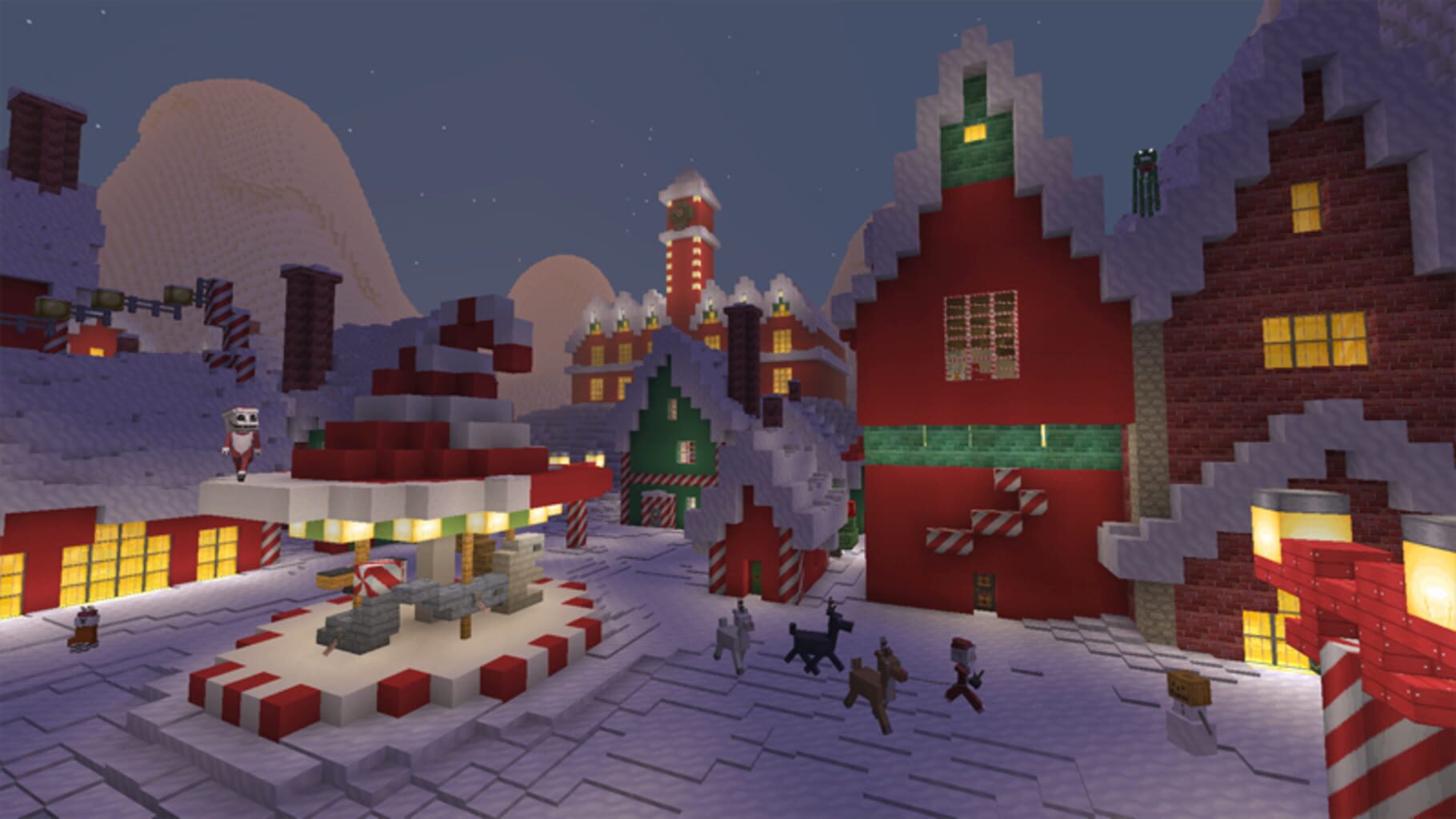 Captura de pantalla - Minecraft: The Nightmare Before Christmas Mash-up