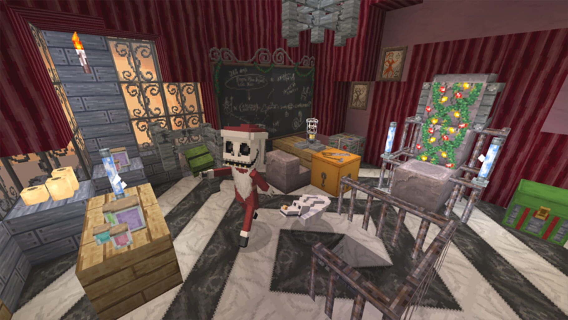 Captura de pantalla - Minecraft: The Nightmare Before Christmas Mash-up
