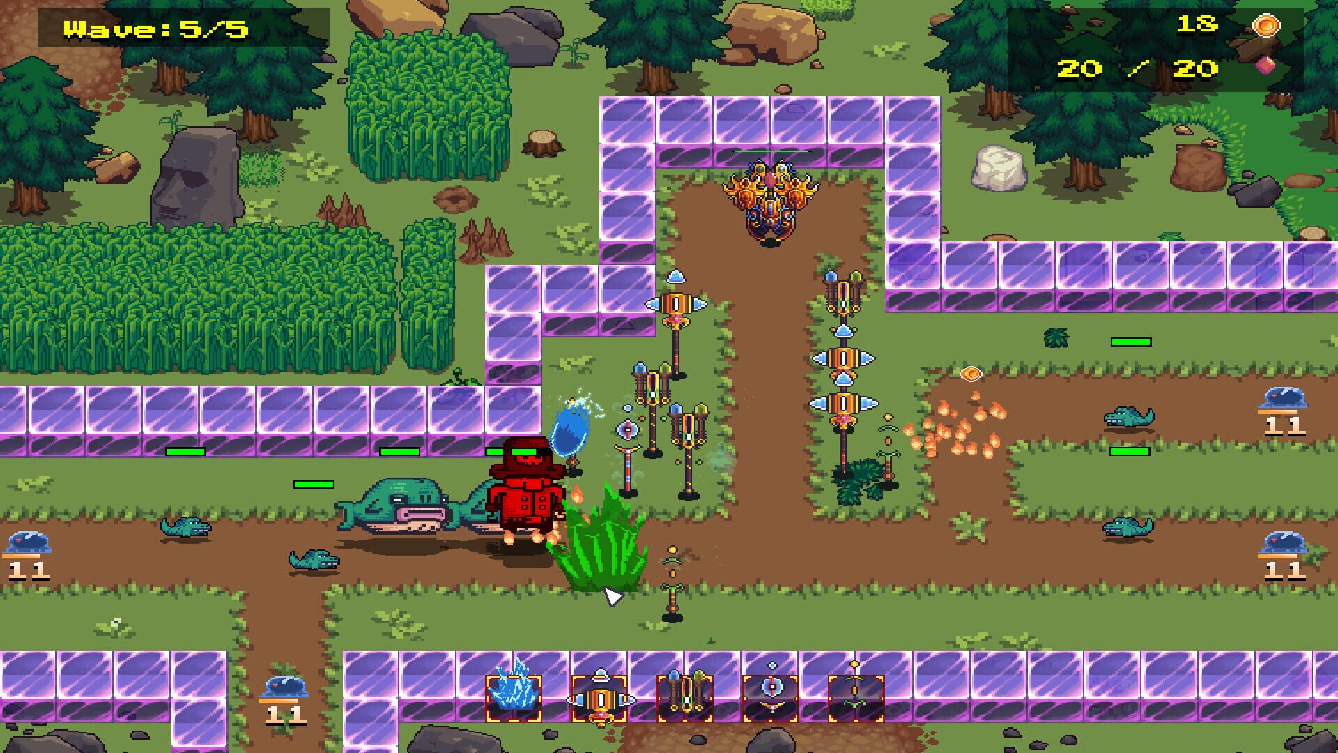 Magic Staves - Screenshot