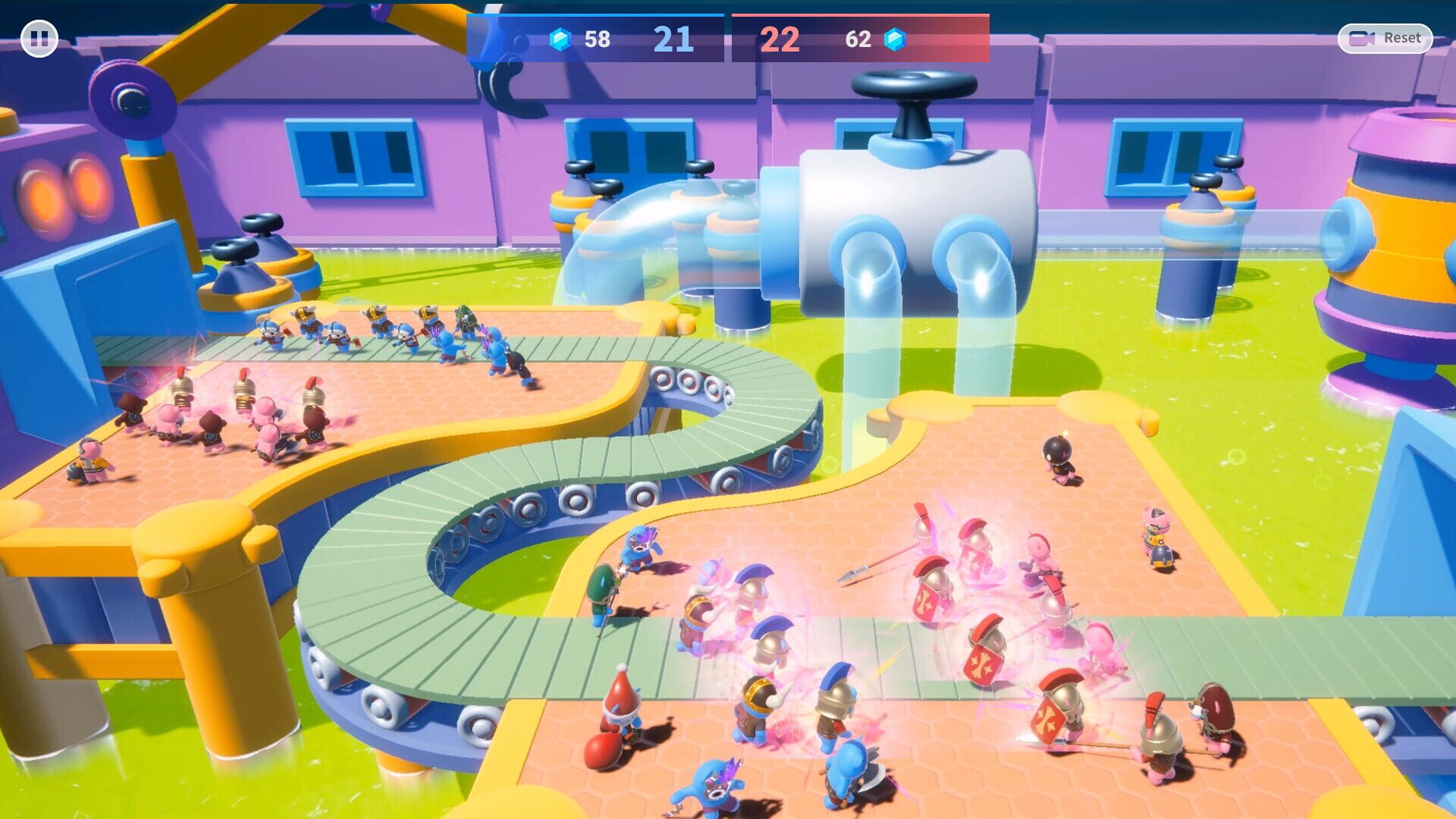 Dolly Wars: Auto Tactics - Holiday Nightmares Campaign - Screenshot