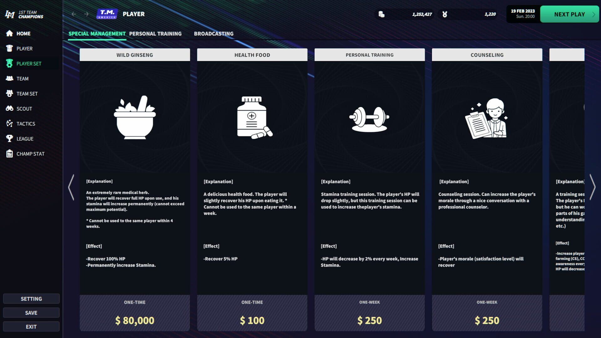 League Manager 2023 - Screenshot