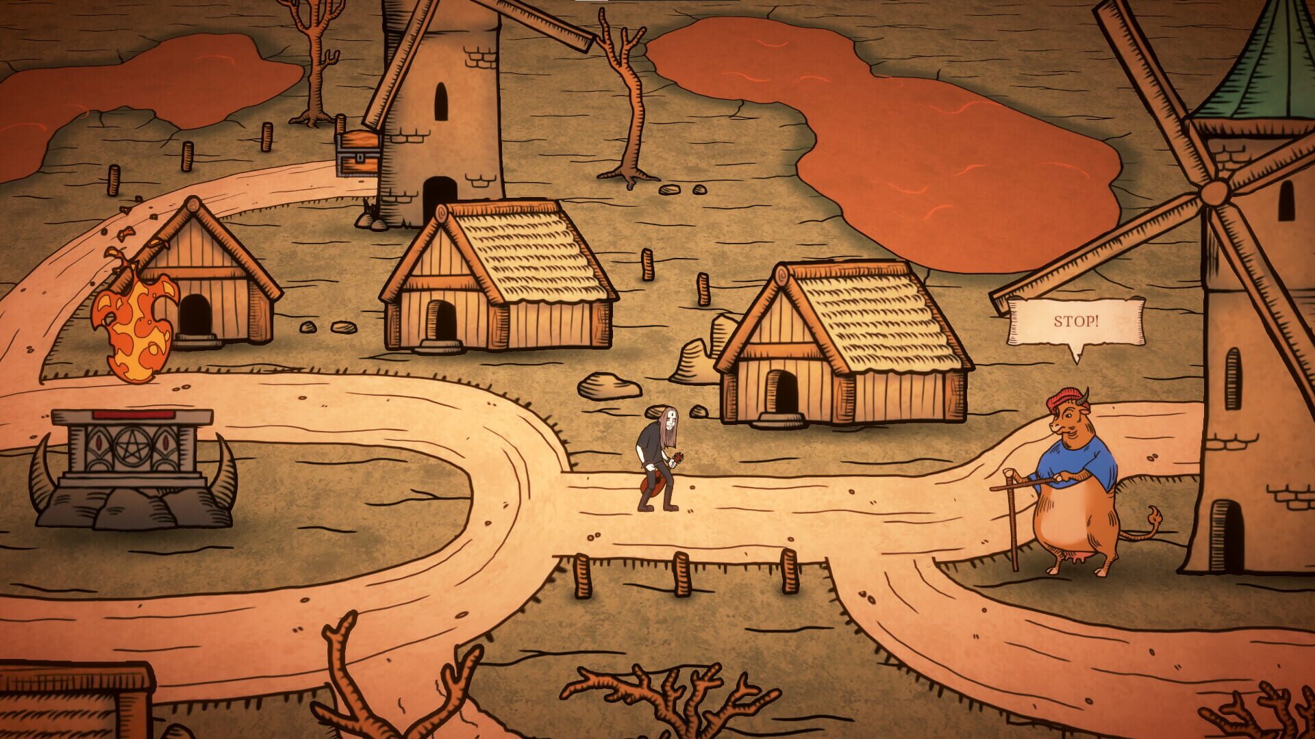 Chuck the Metalhead in Medieval Hell - Screenshot