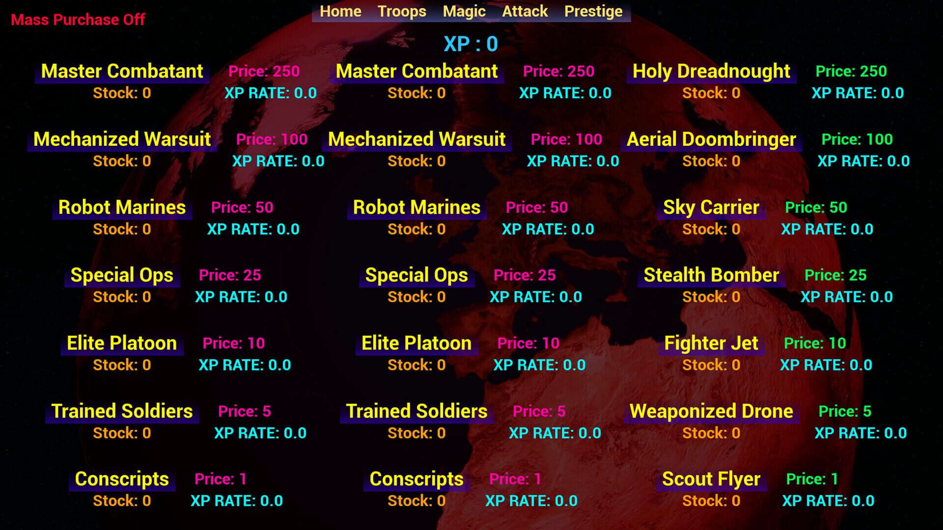 Dominator Idle - Screenshot