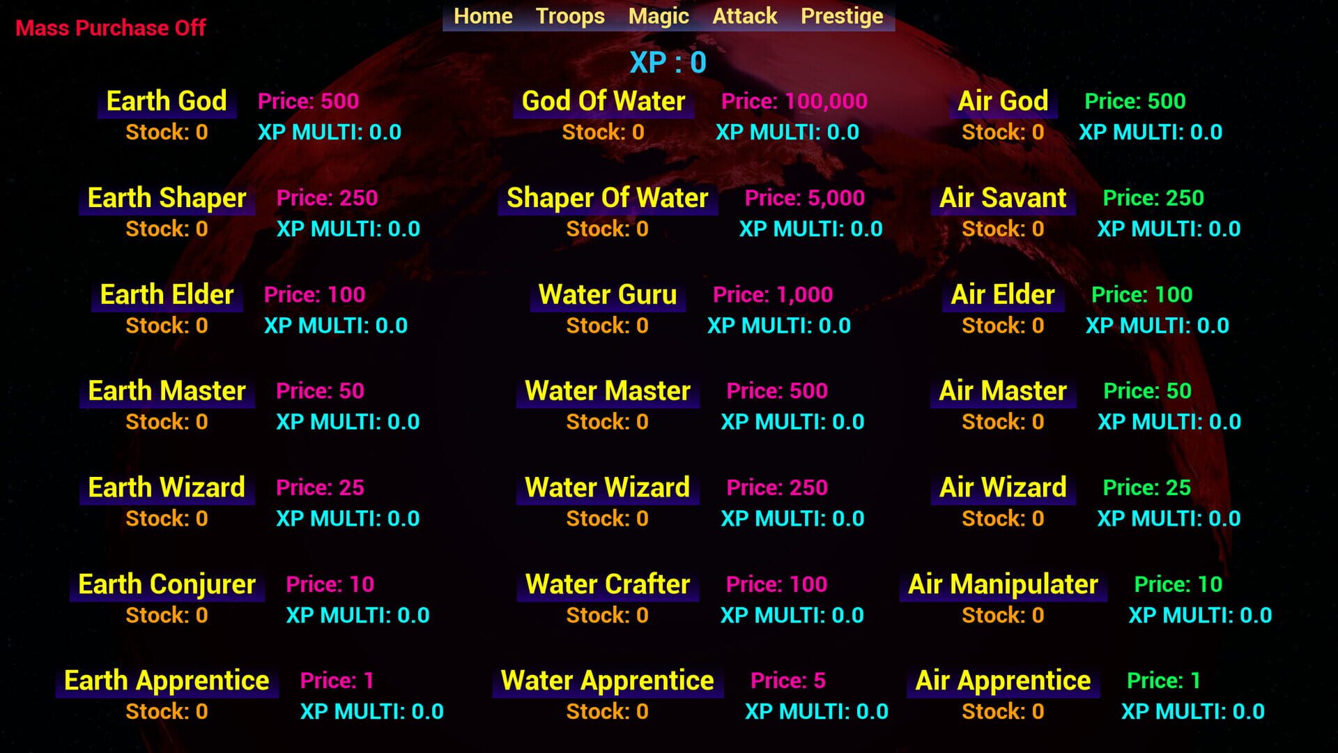 Dominator Idle - Screenshot