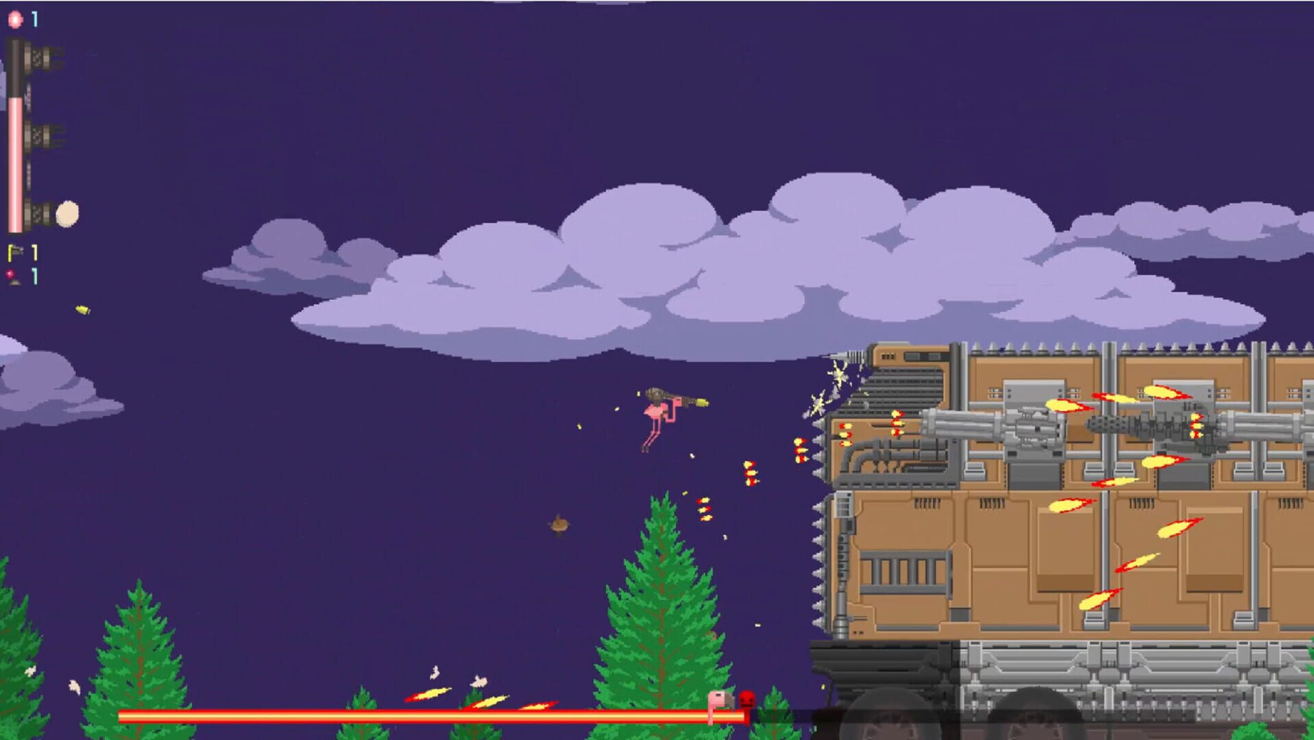 Flamingo Go With Gun - Screenshot