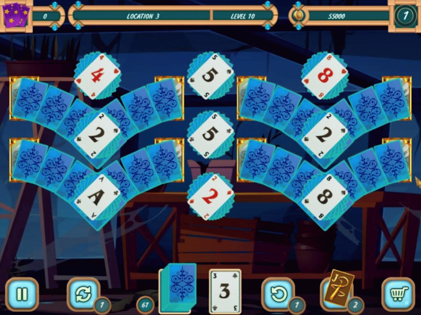 Sweet Solitaire: School Witch 3 screenshot