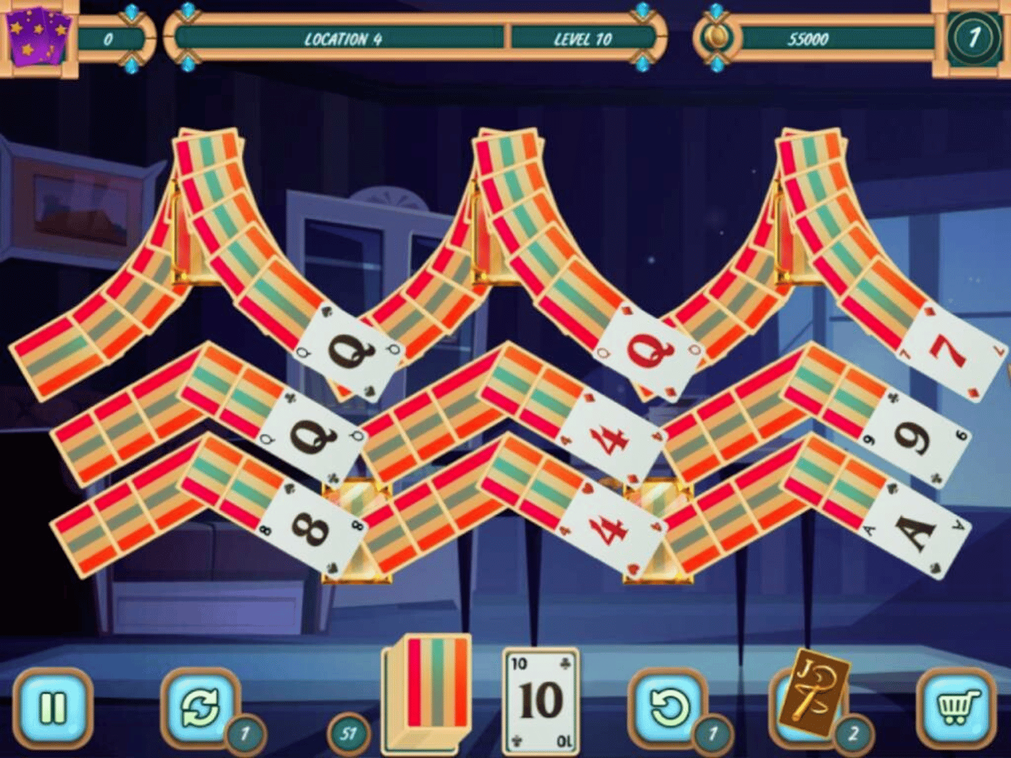 Sweet Solitaire: School Witch 3 screenshot