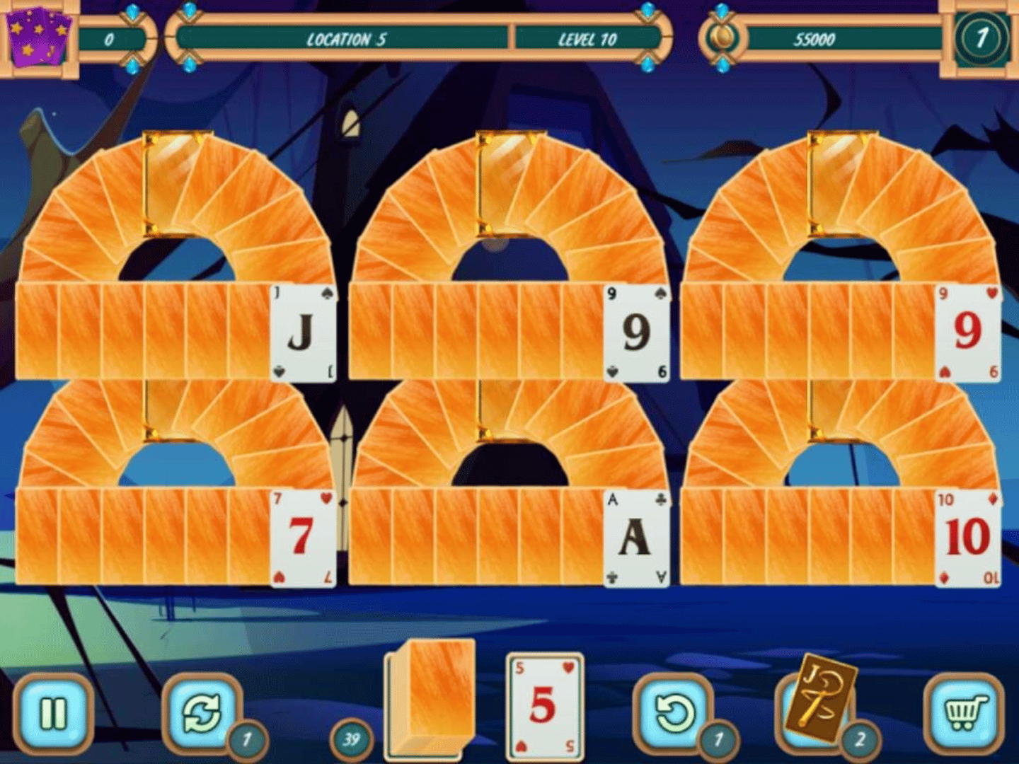 Sweet Solitaire: School Witch 3 screenshot