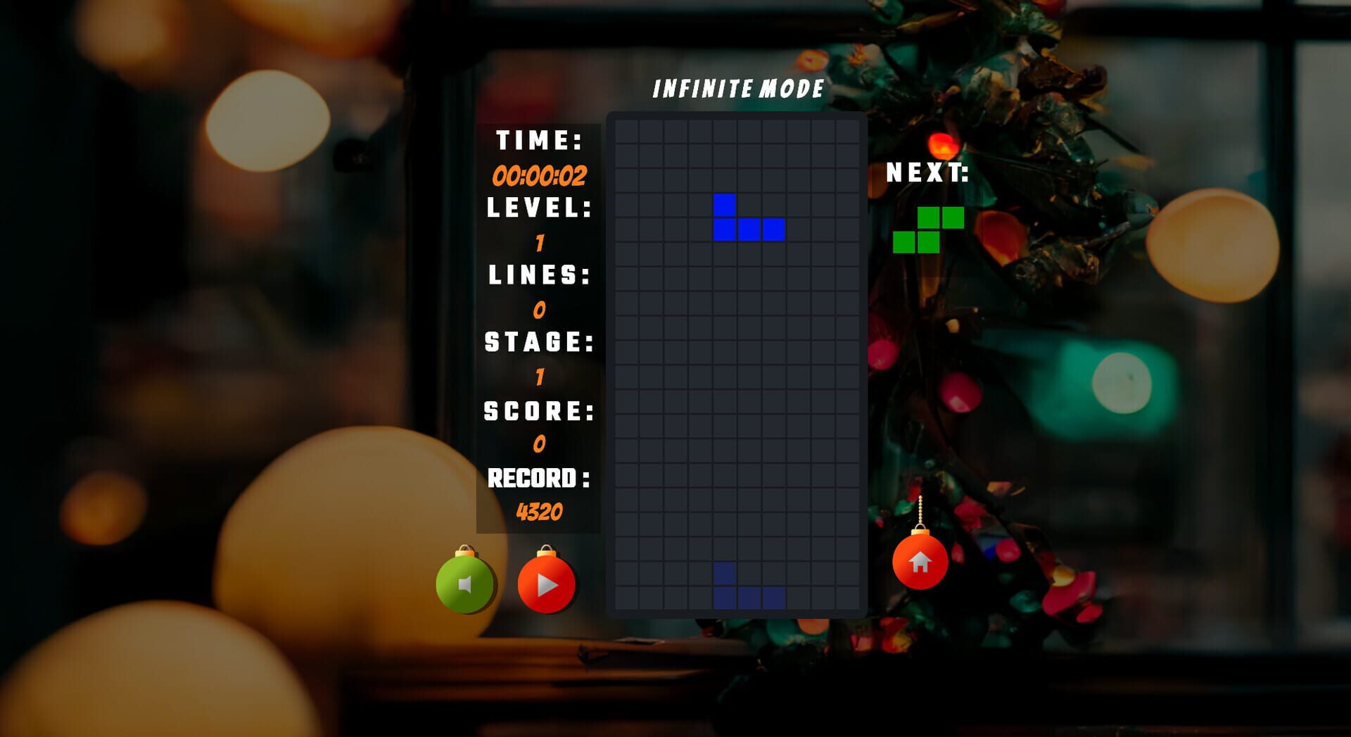 Tetris Christmas - Screenshot
