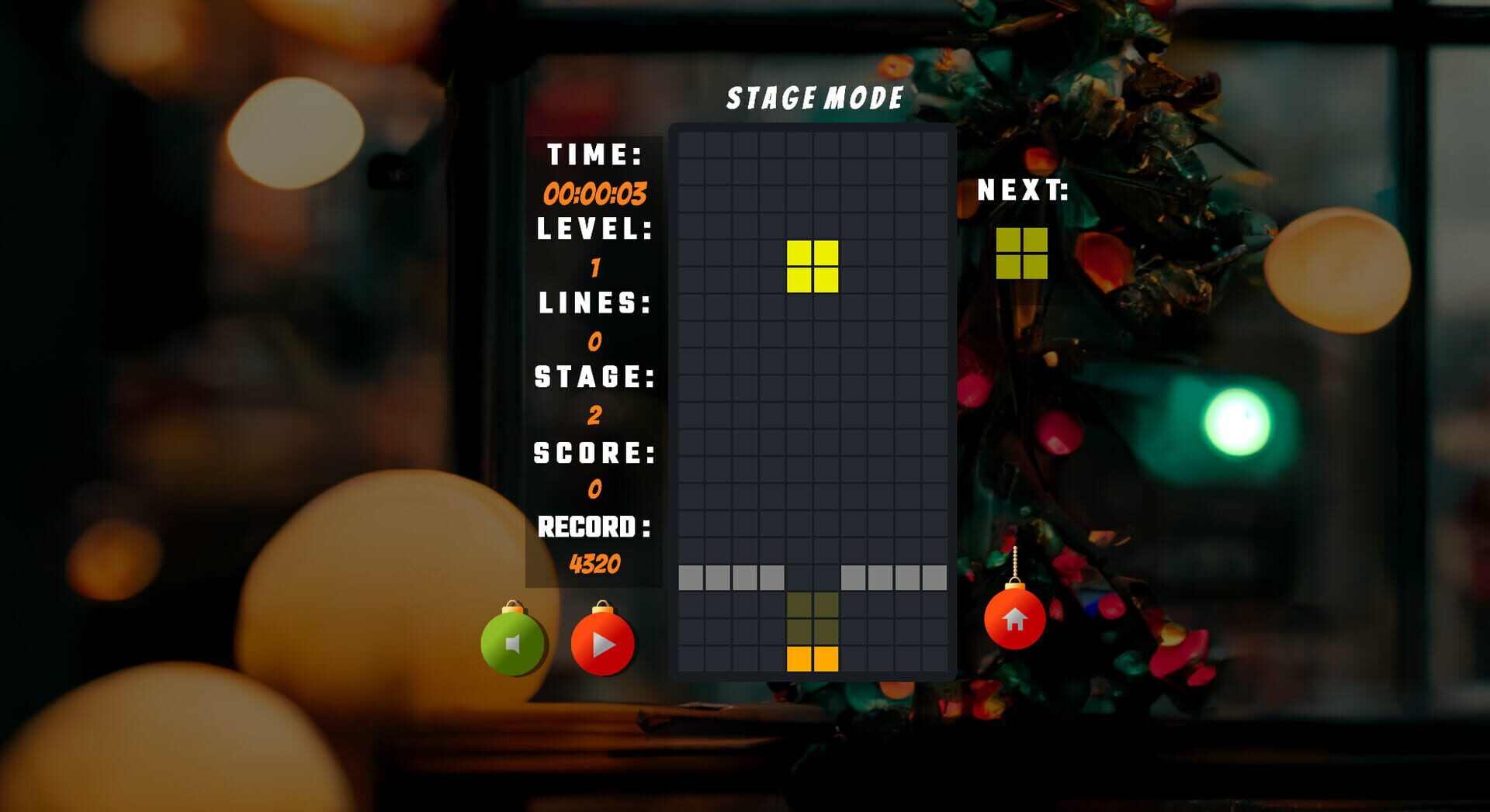 Tetris Christmas - Screenshot