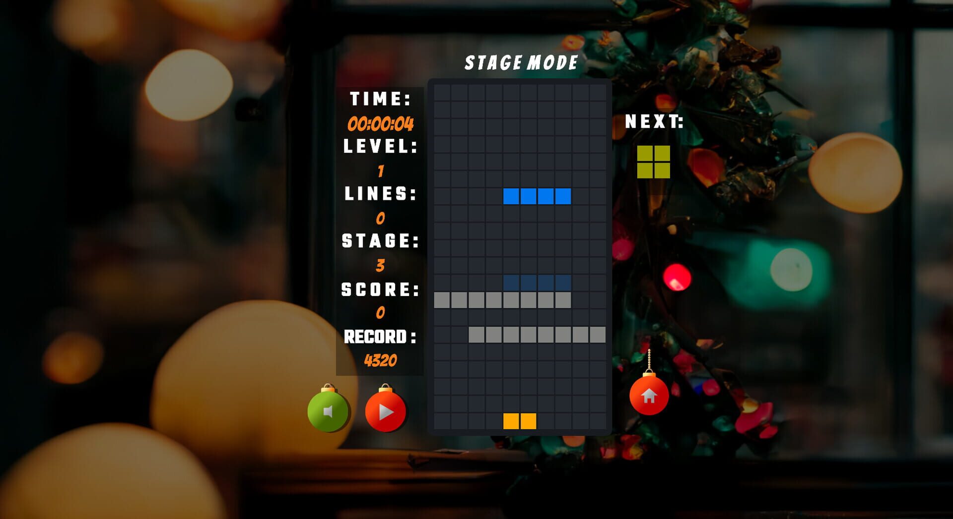 Tetris Christmas - Screenshot