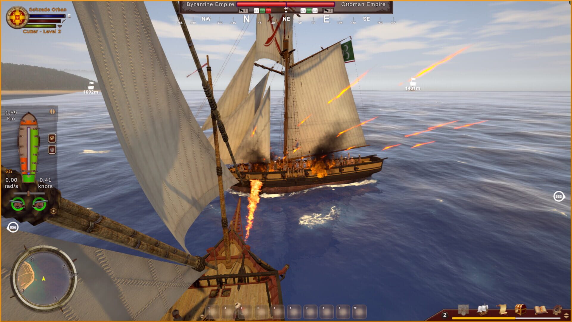 Conqueror of the Seas - Screenshot