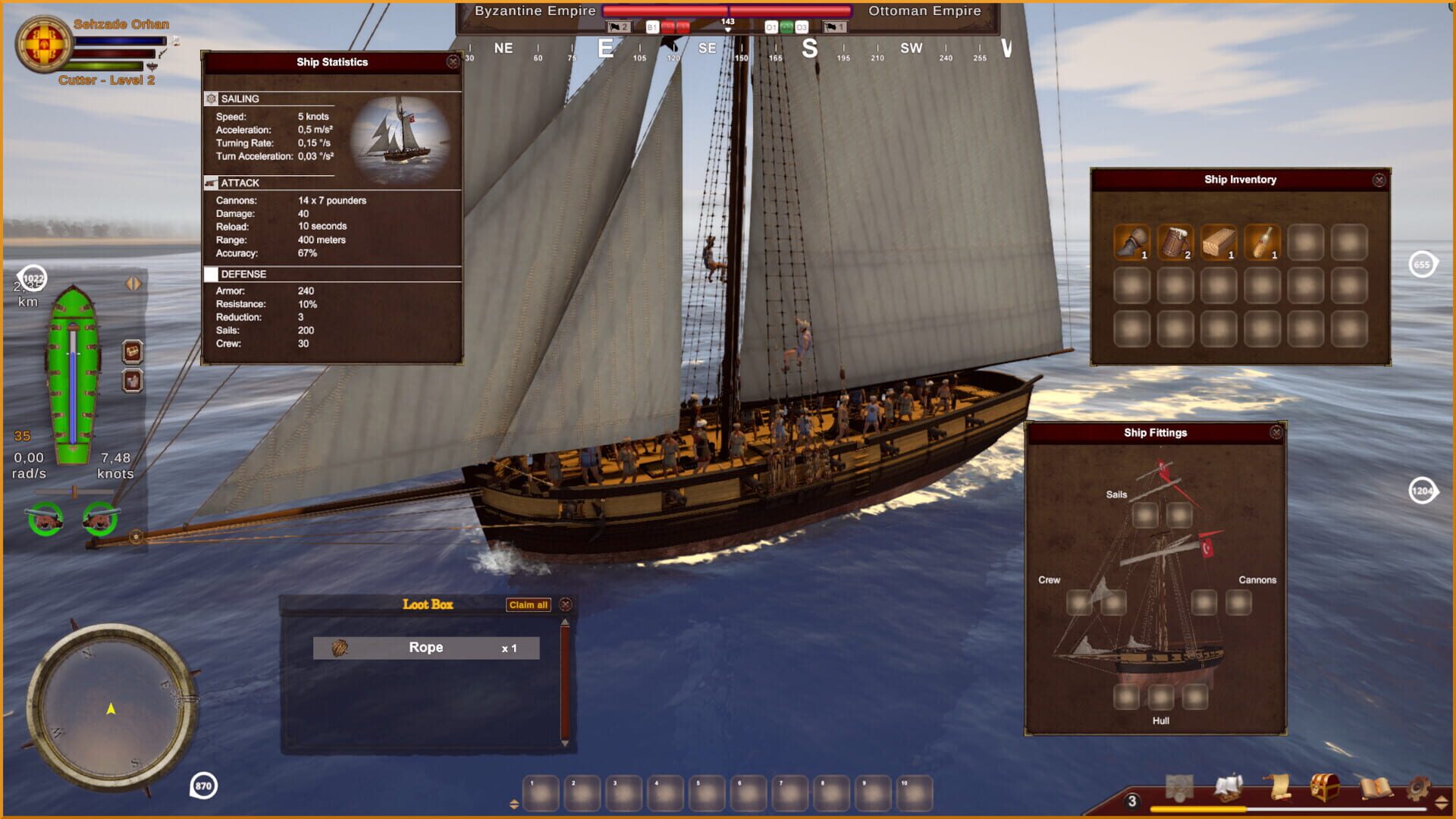 Conqueror of the Seas - Screenshot