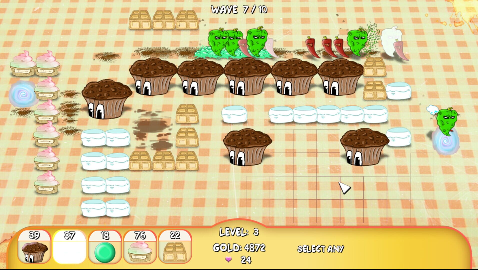 Tasty Defense - Screenshot