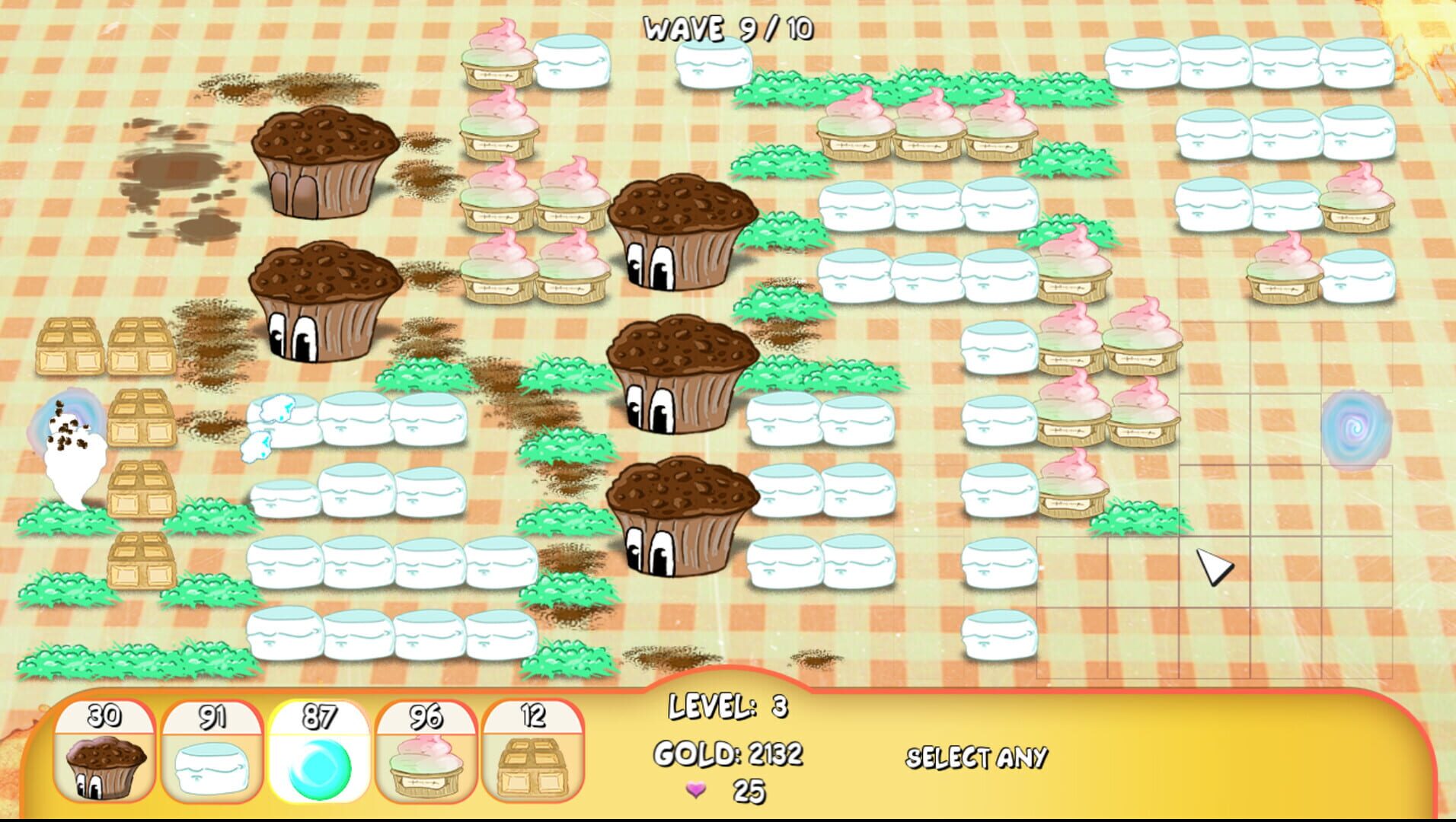 Tasty Defense - Screenshot