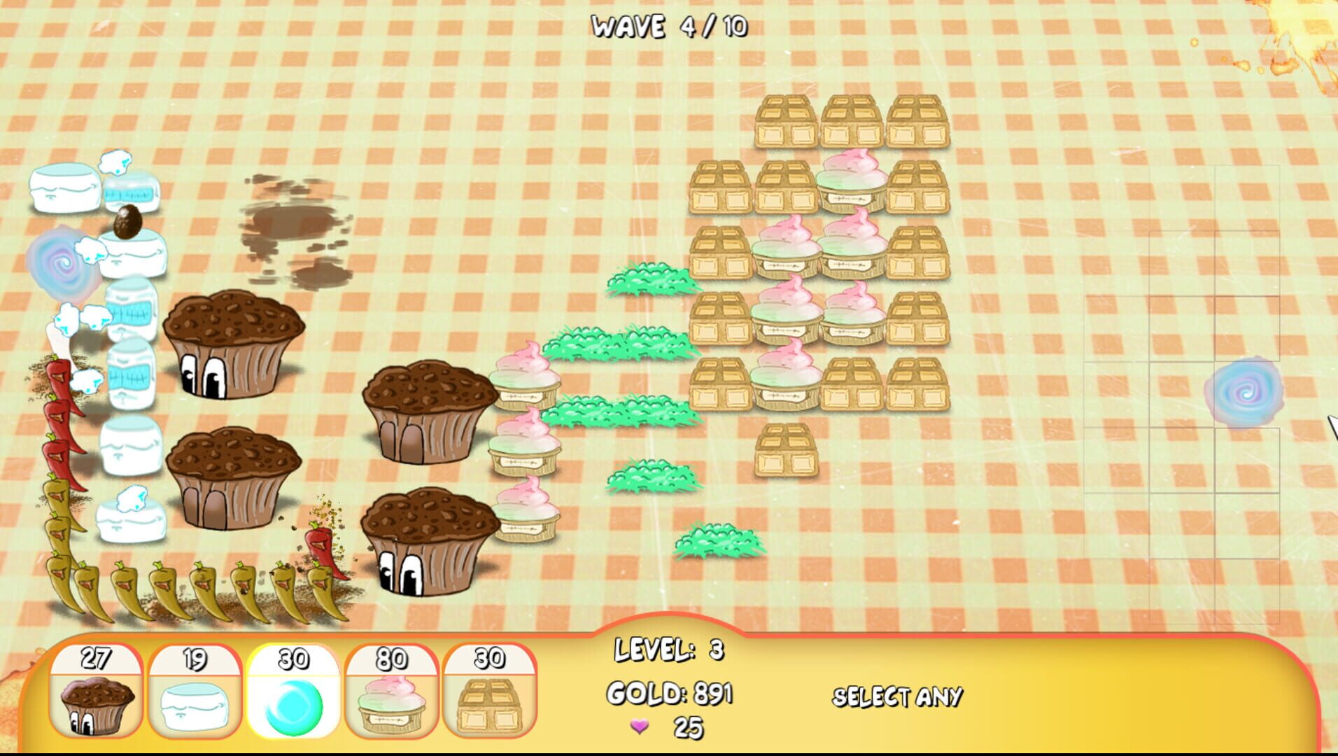 Tasty Defense - Screenshot