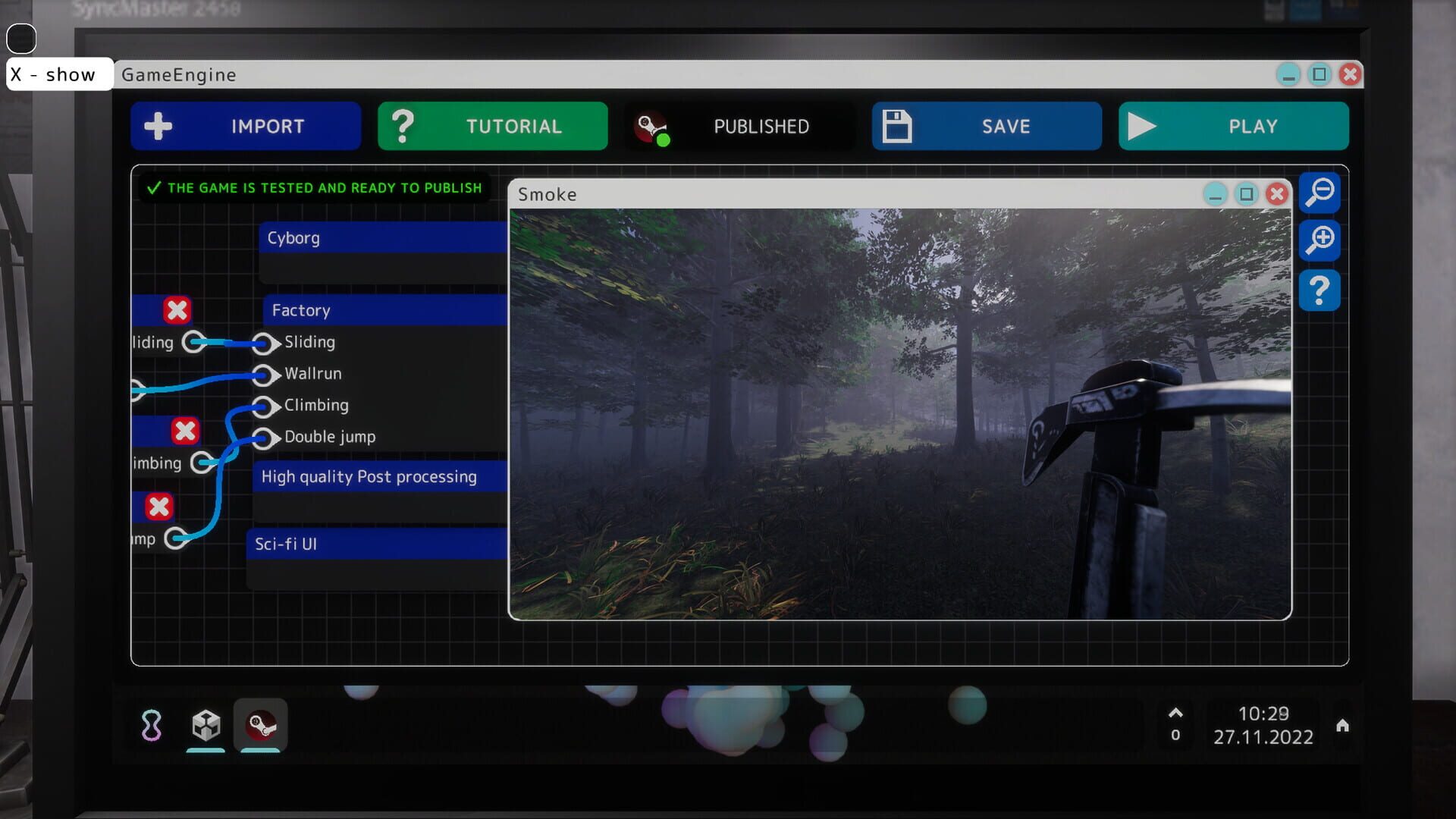 GameDev Life Simulator - Screenshot