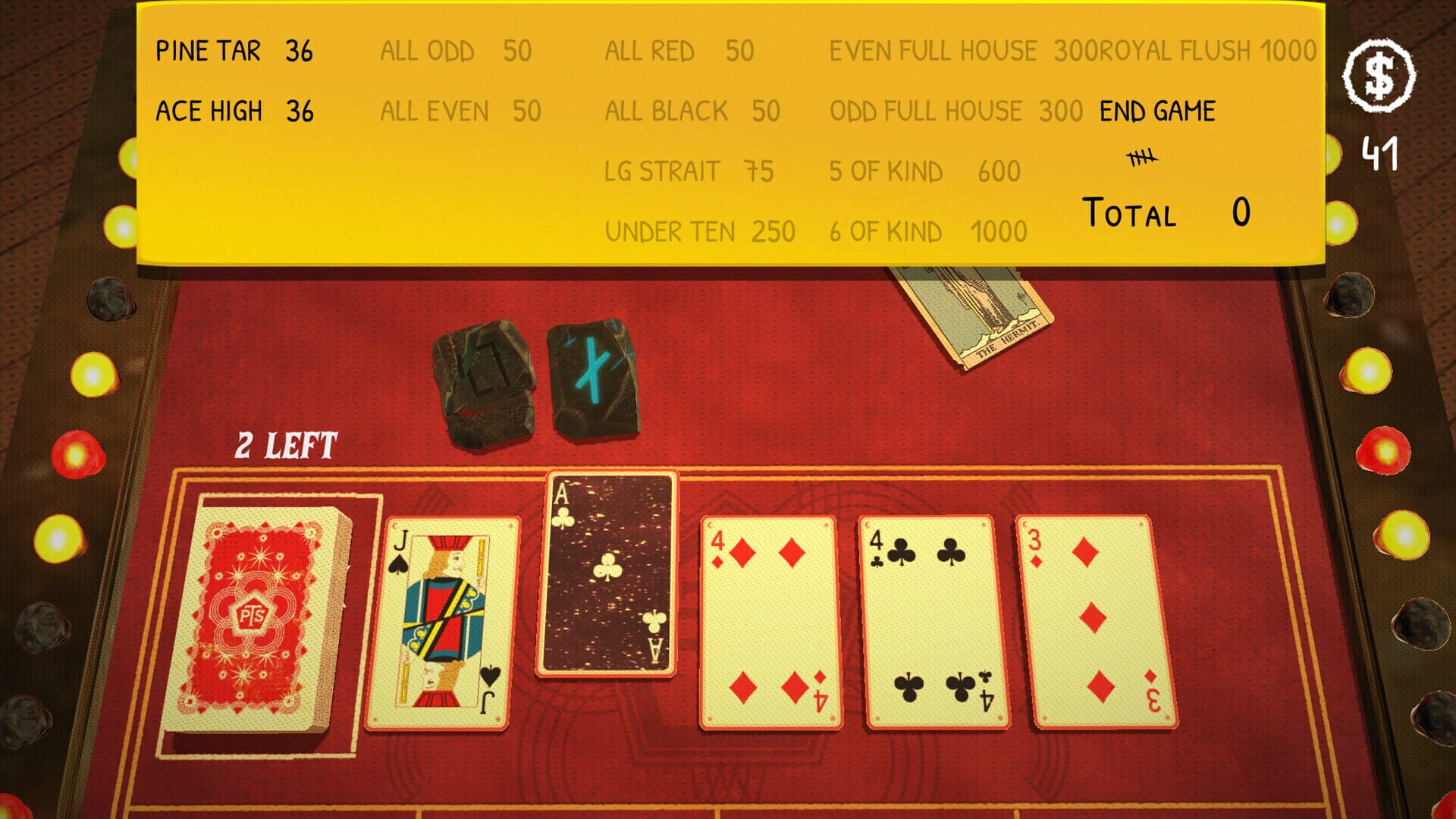 Pine Tar Poker - Screenshot