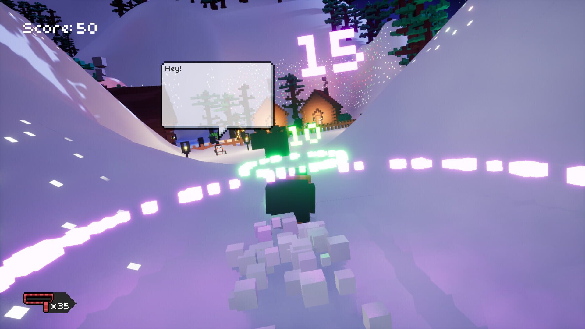 Christmas Luge - Screenshot